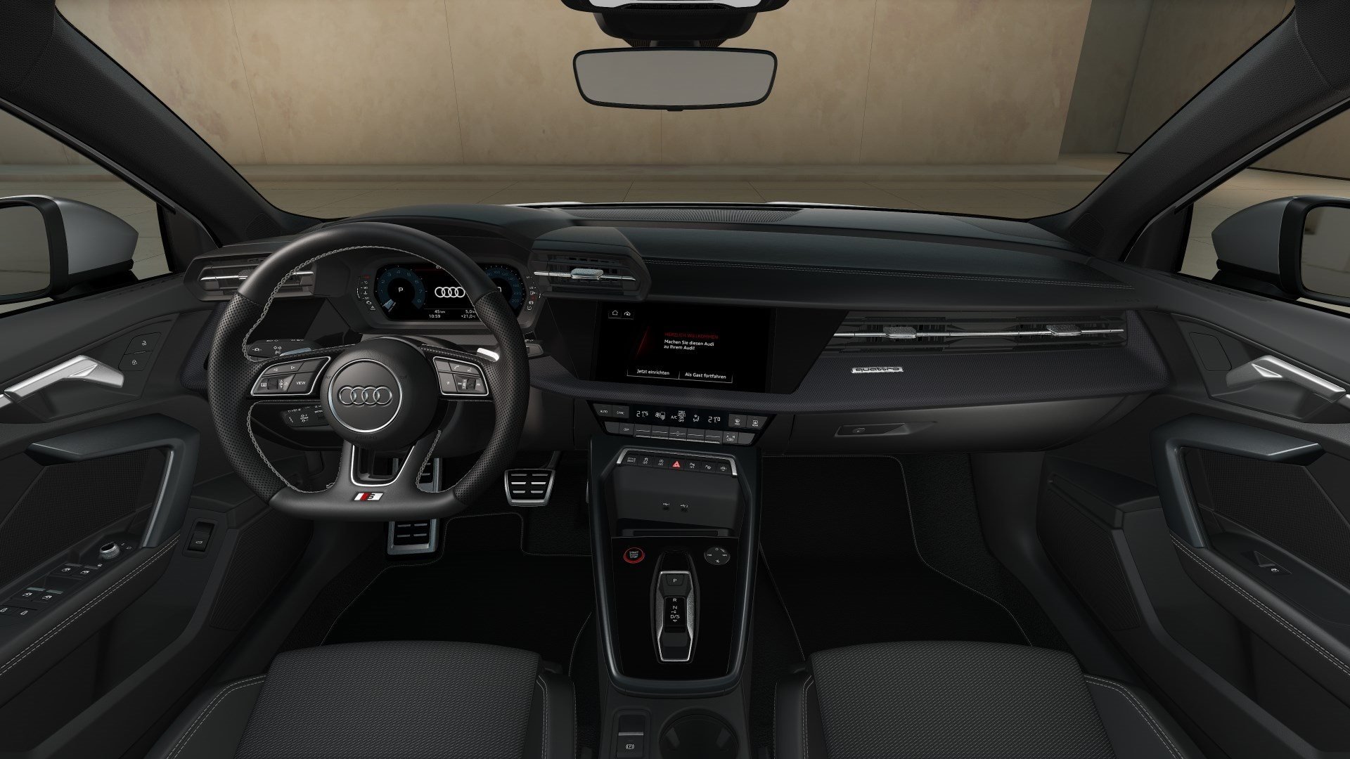 S3 Limousine 2.0 TFSI quattro Smartphone Interface Sportsitze