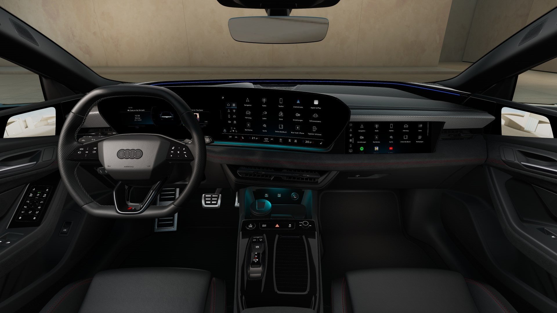 A6 Avant e-tron 210 kW S-line Head-up-Display LM