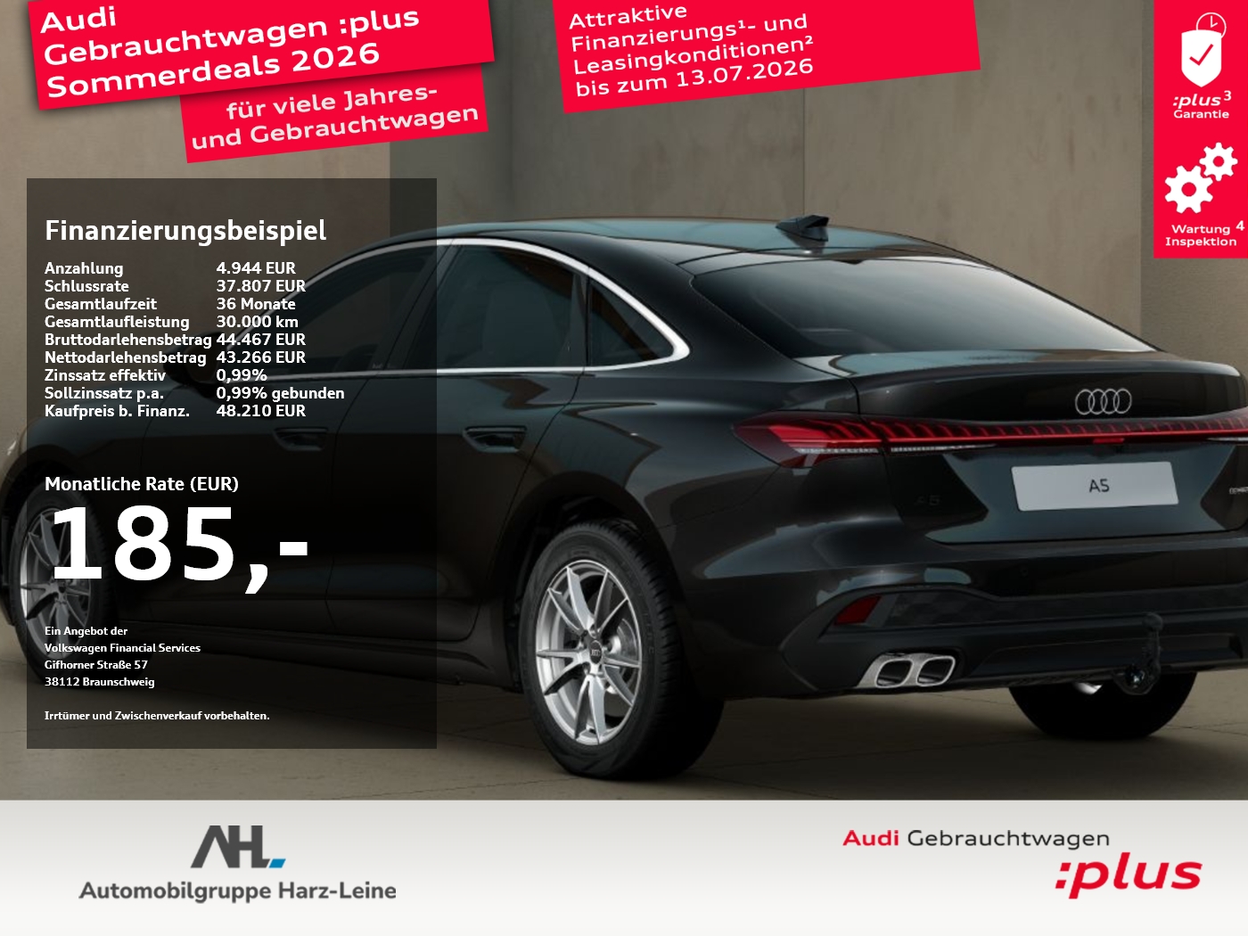 A5 Limousine TDI quattro 150 kW AHK Sportsitze Umgebung...