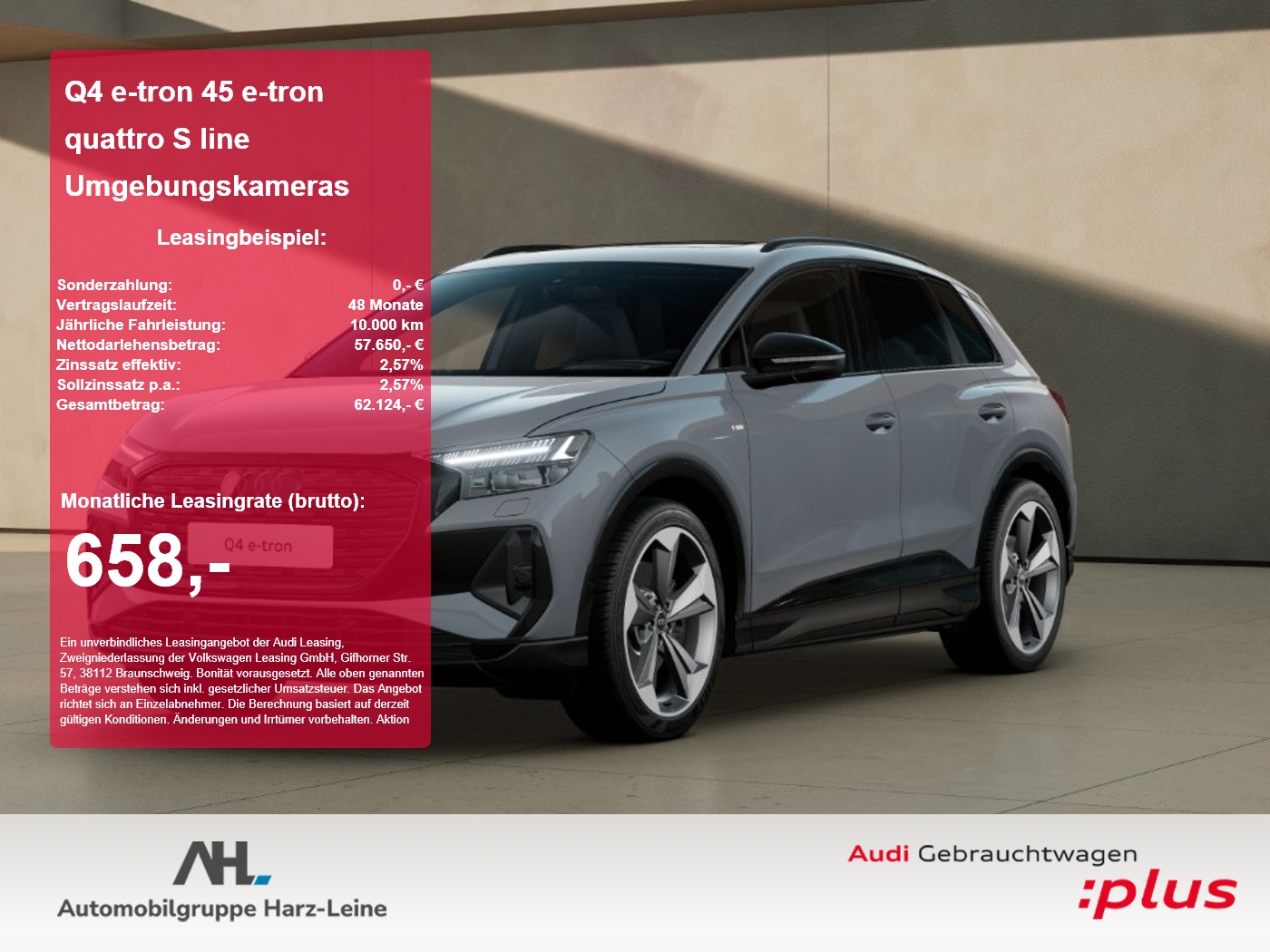 Q4 e-tron 45 e-tron quattro S line Umgebungskameras AHK