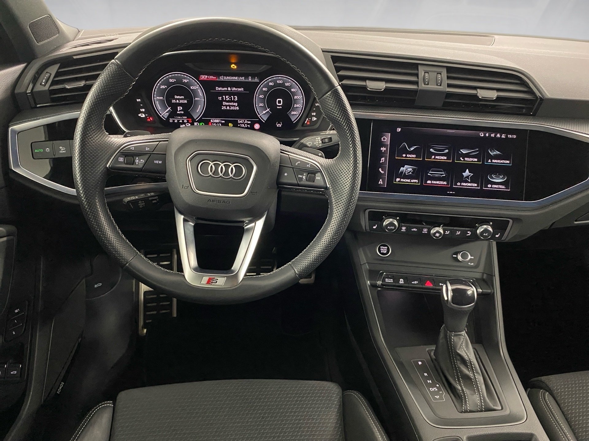 Q3 Sportback 45 TFSI e vorb. AHK S line Smartphone Interface