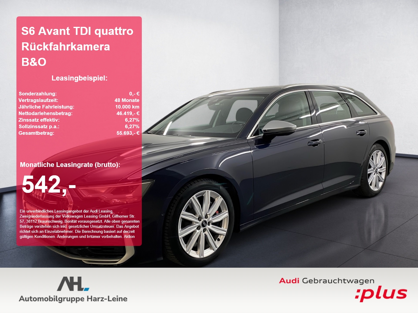 S6 Avant TDI quattro R&uuml;ckfahrkamera B&O 3xKlima