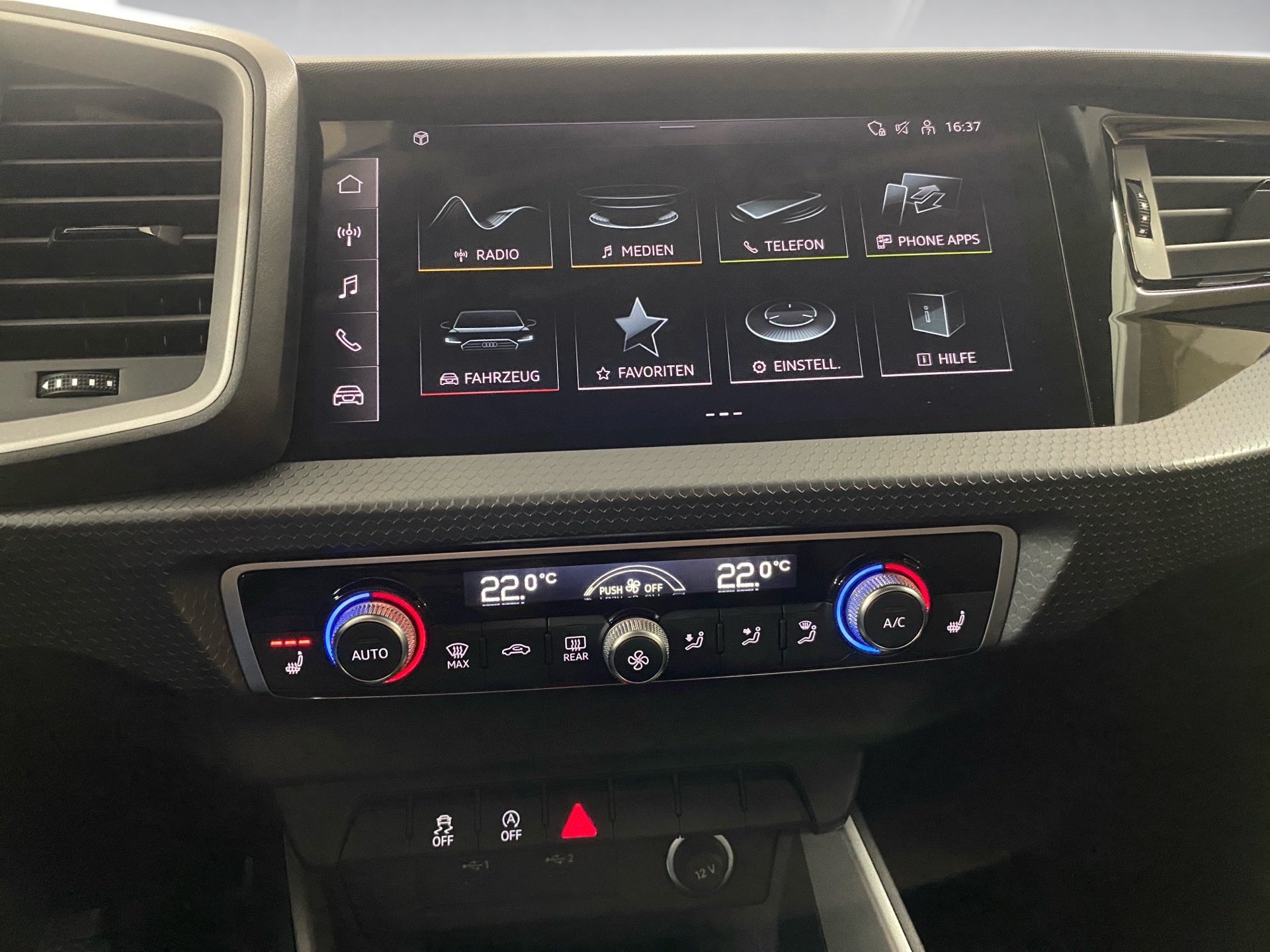 A1 allstreet 25 TFSI Smartphone Interface KlimaA