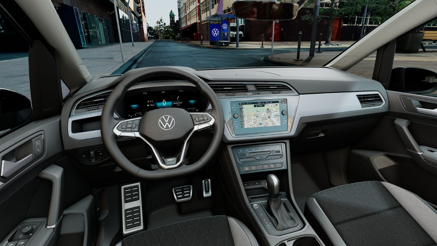 Touran GOAL TSI DSG+AHK+ALU 16+TRAVEL ASSIST+7 SITZER+LED+NAVI+KLIMA+APP CONNEC