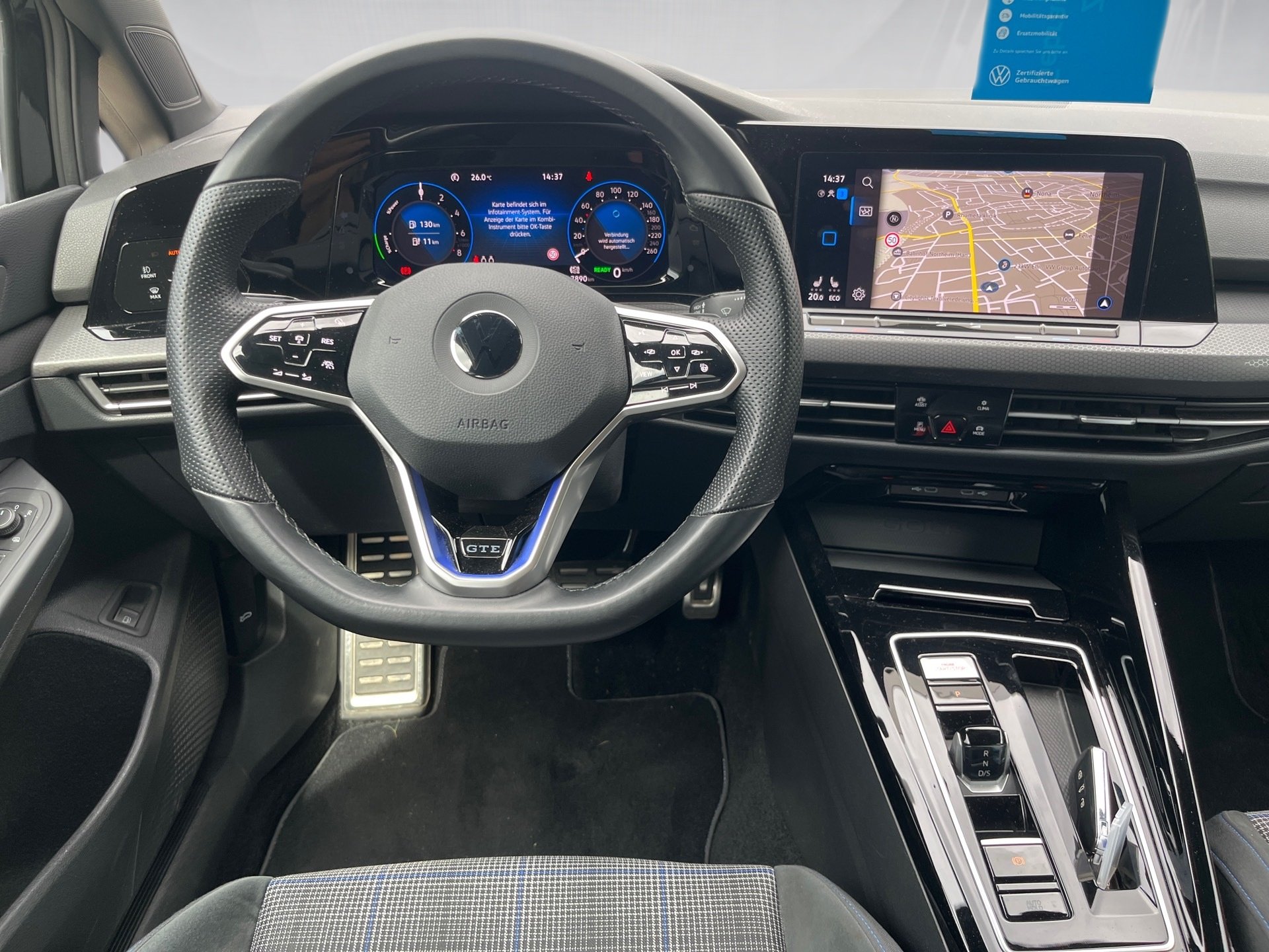 Golf VIII GTE eHybrid DSG+ALU 18+RÜCKFAHRKAMERA+ACC+APP CONNECT+TRAVEL ASSIST+LED