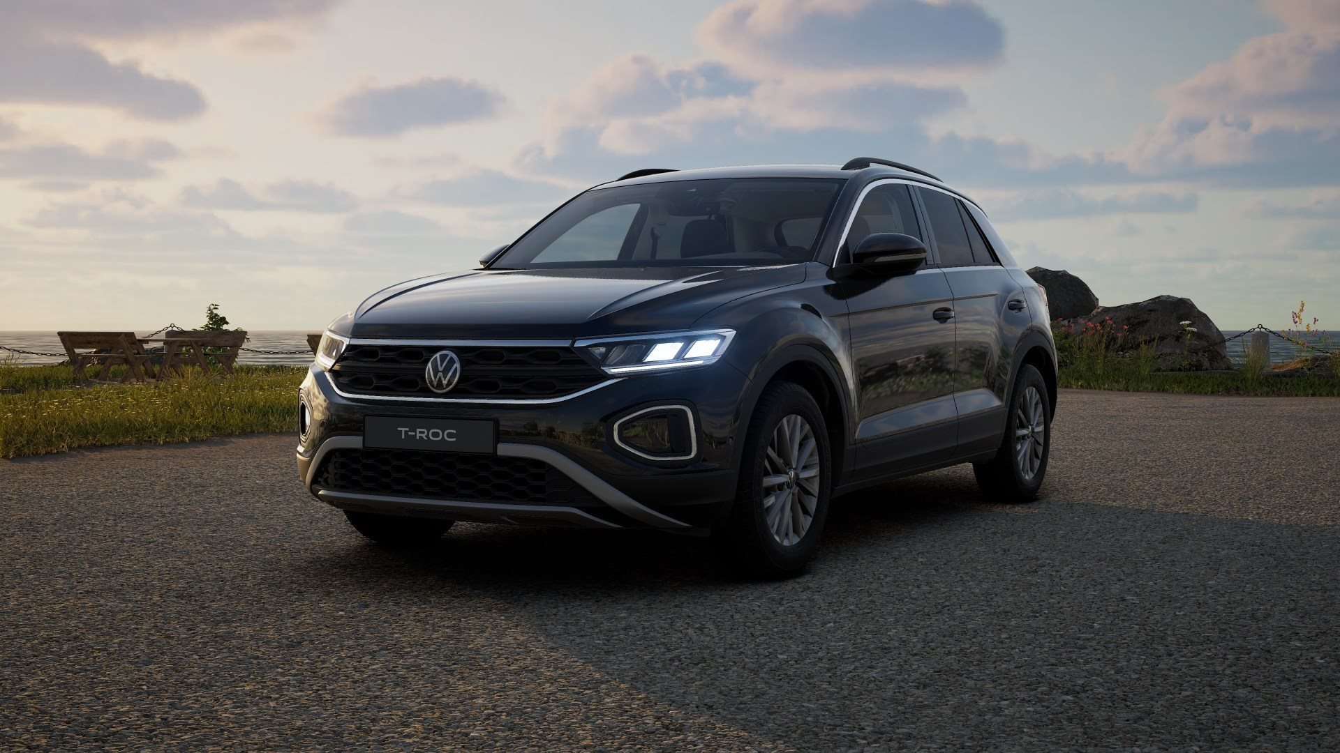 T-Roc LIFE TSI DSG+ALU 16+LED+KEYLESS ACCESS+NAVI+WINTERPAKET+APP CONNECT+KLIM