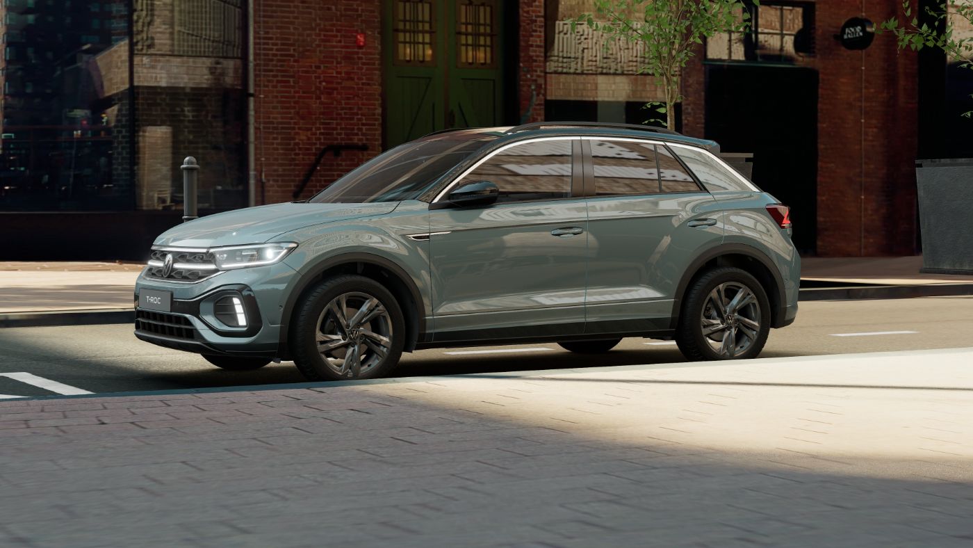 T-ROC R-LINE TSI DSG+ALU 17+RÜCKFAHRKAMERA+NAVI+ACC+PARK ASSIST+LED-MATRIX+APP