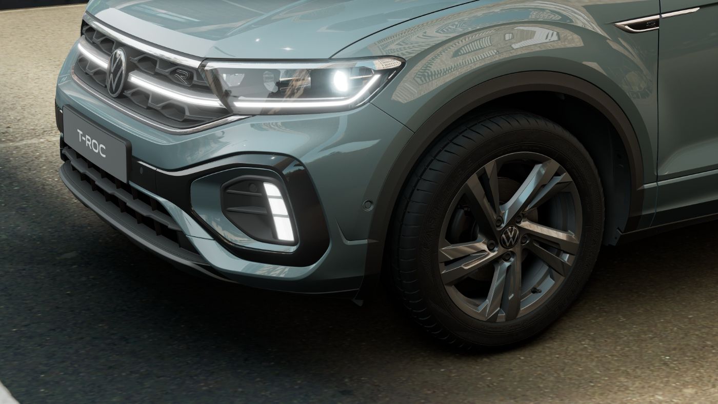 T-ROC R-LINE TSI DSG+ALU 17+RÜCKFAHRKAMERA+NAVI+ACC+PARK ASSIST+LED-MATRIX+APP