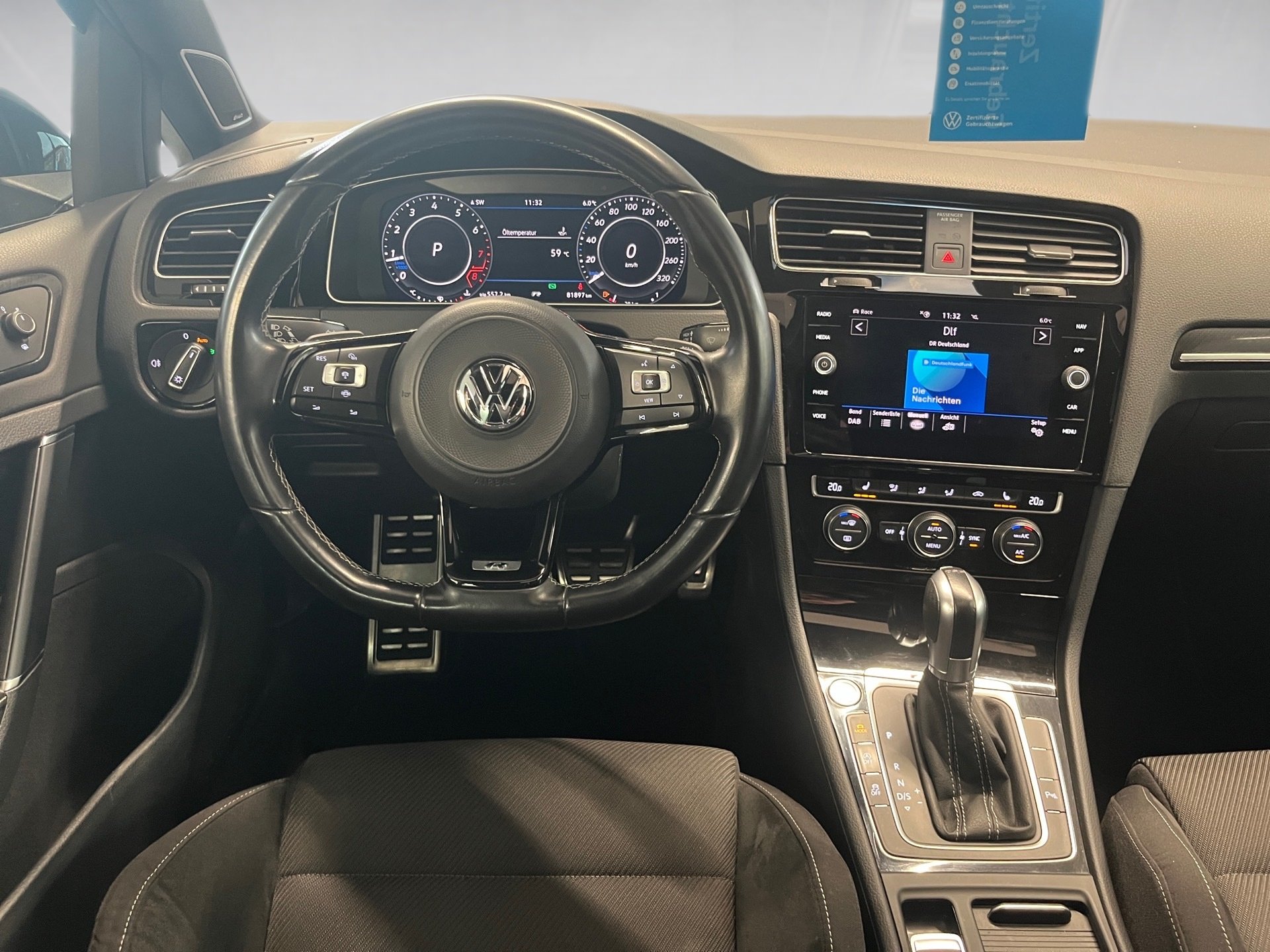 Golf VII R 4MOTION DSG+ALU 19+PANO+DYNAUDIO+RÜCKFAHRKAMERA+NAVI+LED+KEYLESS+ACC