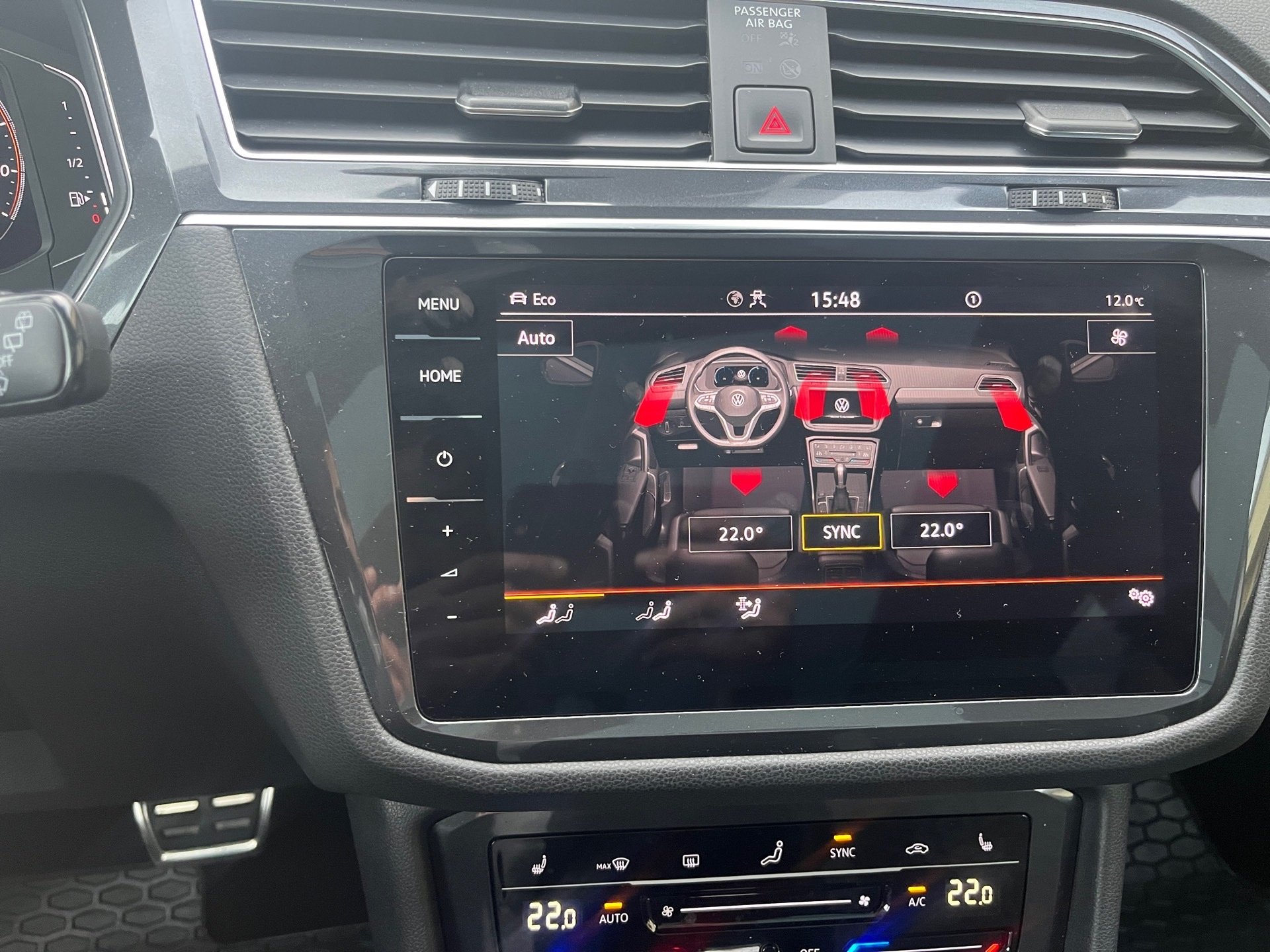 Tiguan Allspace R-LINE TDI DSG 4MOTION+AHK+ALU 20PANO+HUD+LED-MATRIX+KEYLESS+TRAVEL ASSI