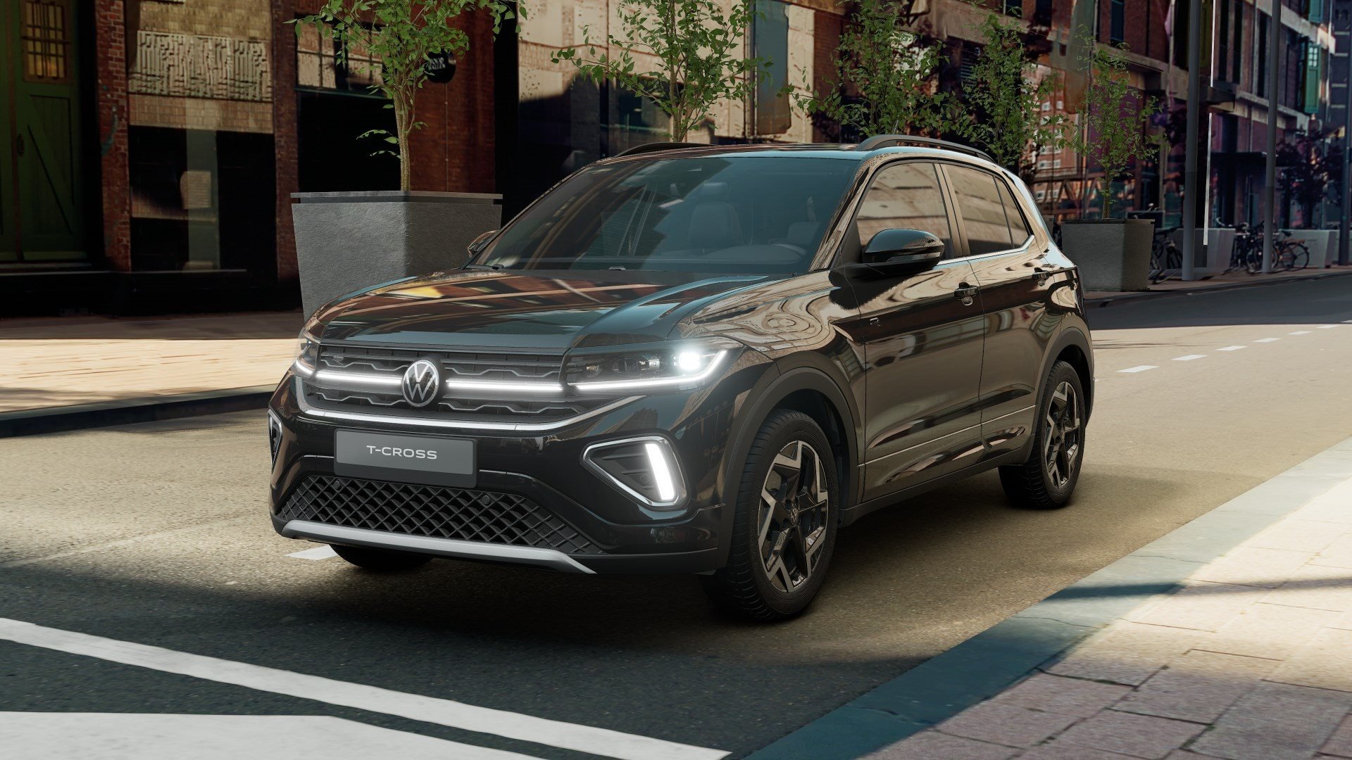 T-Cross R-LINE TSI DSG+ALU1 17+AHK+RÜCKFAHRKAMERA+TRAVEL ASSIST+NAVI+LED-MATRIX