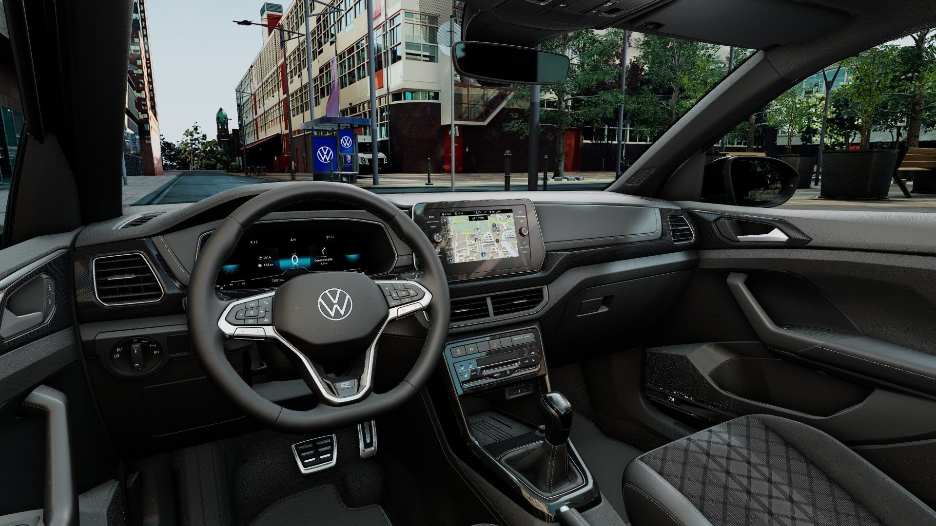 T-Cross R-LINE TSI DSG+ALU1 17+AHK+RÜCKFAHRKAMERA+TRAVEL ASSIST+NAVI+LED-MATRIX