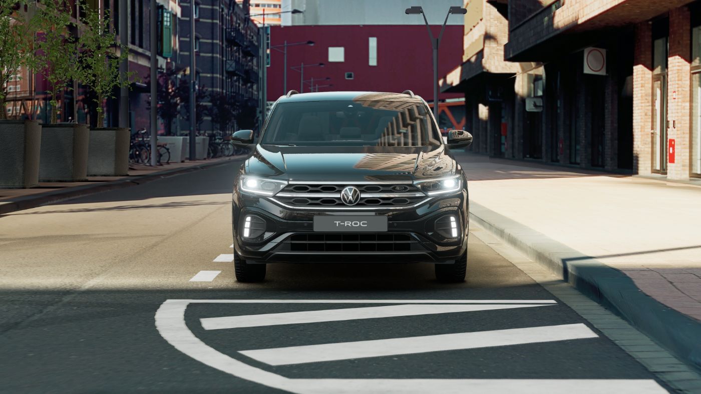 T-Roc R-LINE TSI DSG+AHK+ALU 17+RÜCKFAHRKAMERA+NAVI+LED-PLUS+SPORTFAHRWERK+APP