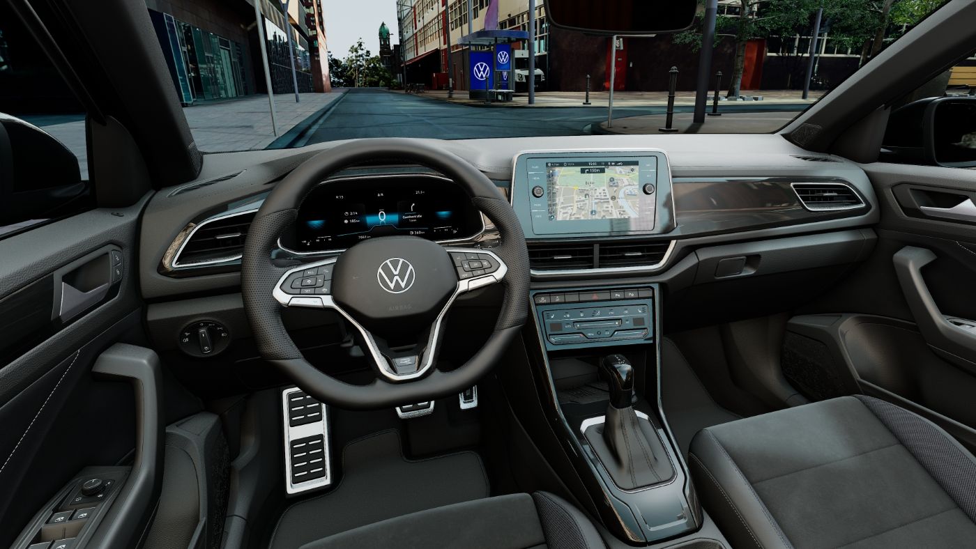 T-Roc R-LINE TSI DSG+AHK+ALU 17+RÜCKFAHRKAMERA+NAVI+LED-PLUS+SPORTFAHRWERK+APP