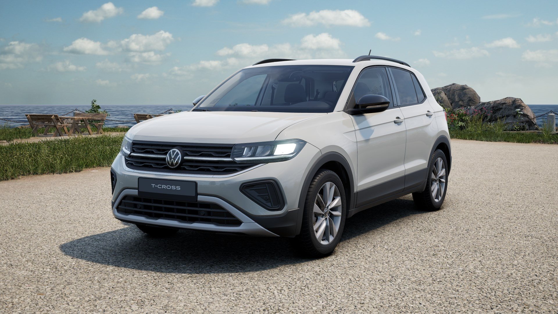 T-Cross GOAL TSI+ALU 17+LED+NAVI+TRAVEL ASSIST+KLIMA+APP CONNECT+ACC+EINPARKHILF