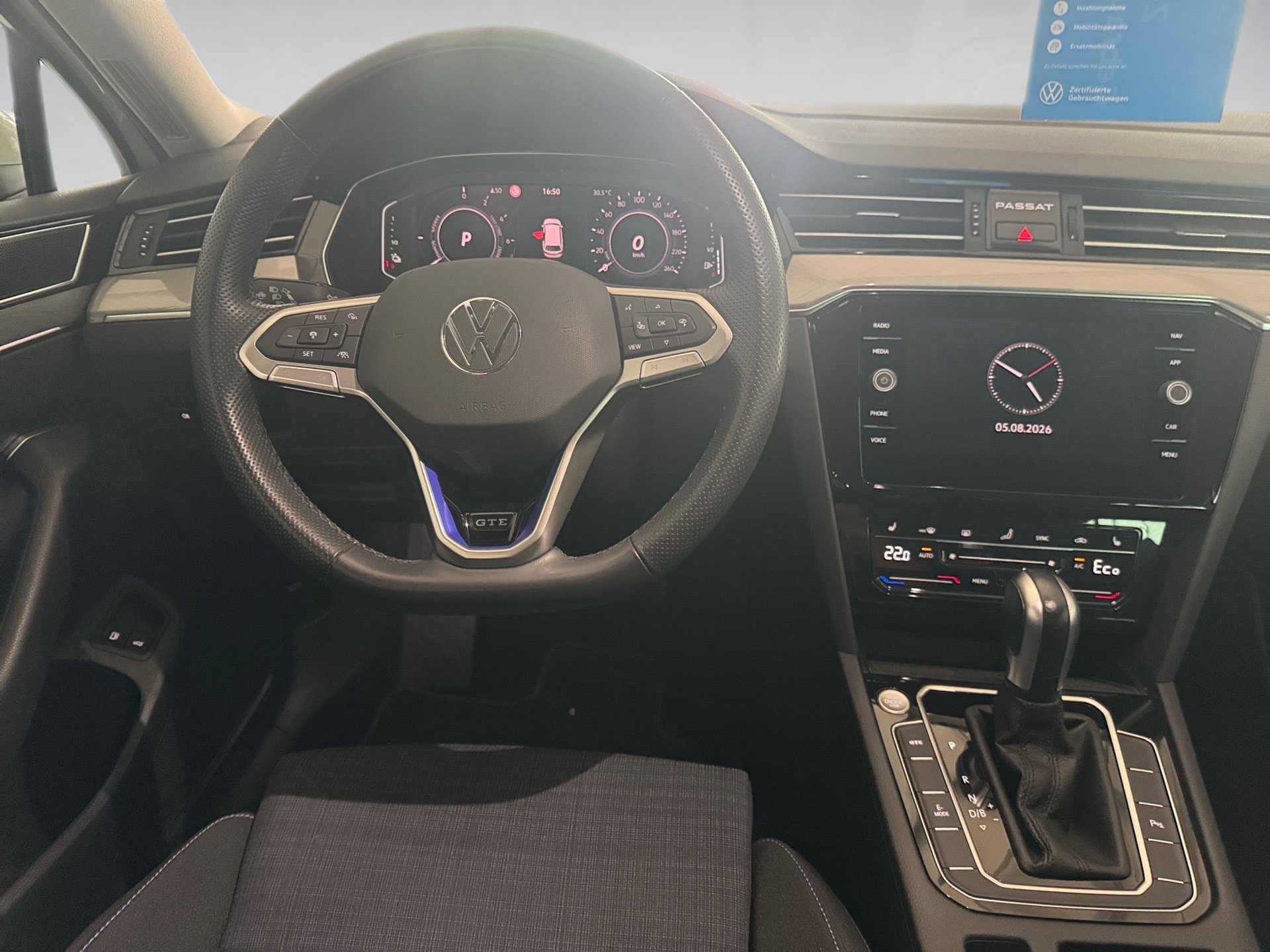 Passat Variant GTE eHybrid DSG+ALU 18+RÜCKFAHRKAMERA+TRAVEL ASSIST+ACC+LED+APP CONNECT