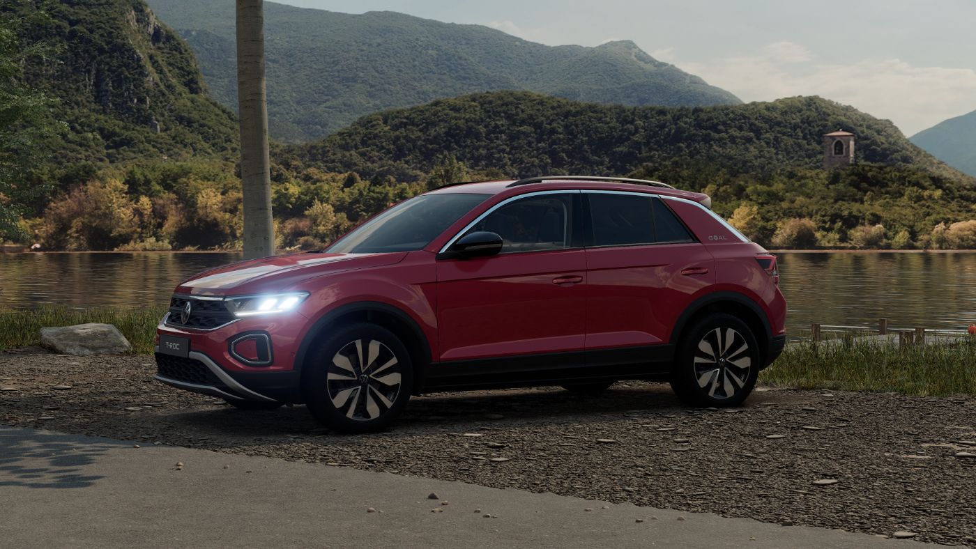 T-Roc GOAL TSI DSG+ALU 17+AHK+STANDHEIZUNG+KEYLESS+TRAVEL ASSIST+NAVI+LED+APP