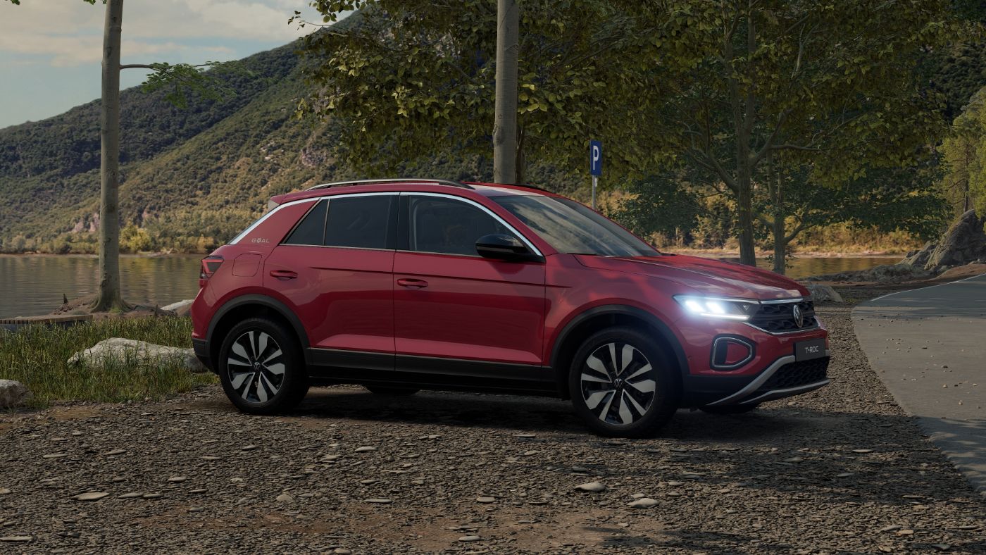 T-Roc GOAL TSI DSG+ALU 17+AHK+STANDHEIZUNG+KEYLESS+TRAVEL ASSIST+NAVI+LED+APP