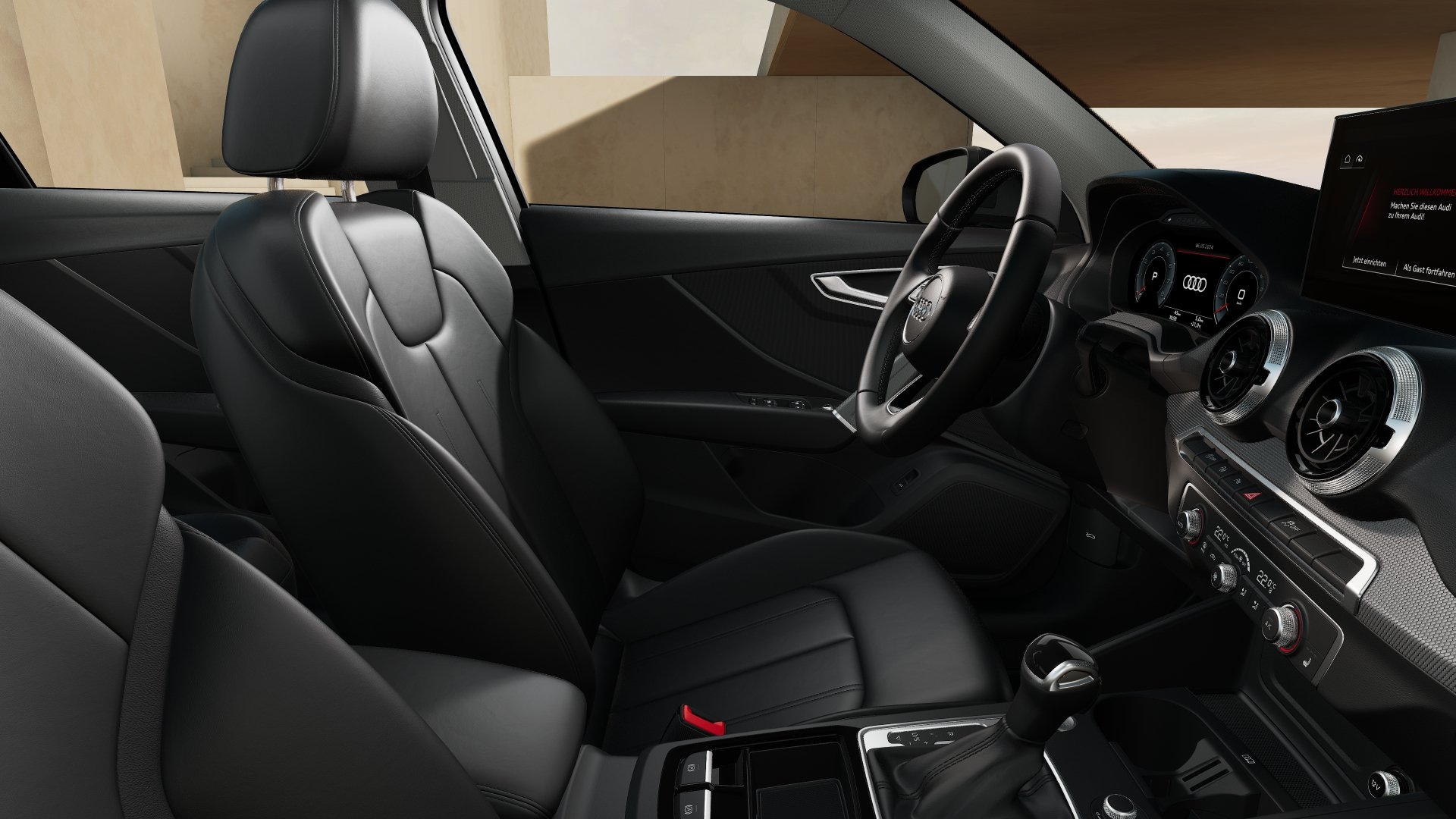 Q2 35 TFSI S line S-tronic Navi LED RFK GRA Optik schwarz