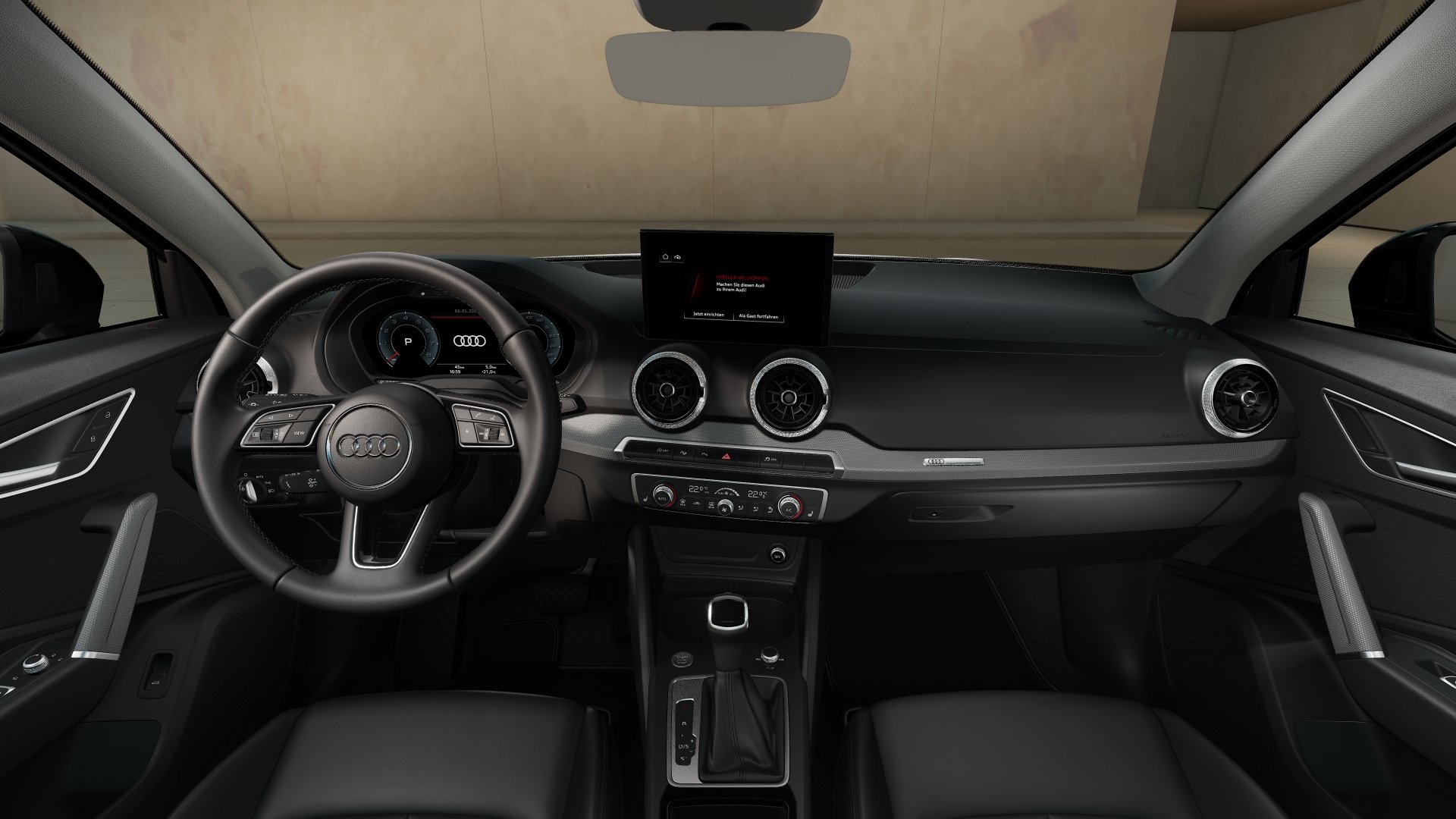 Q2 35 TFSI S line S-tronic Navi LED RFK GRA Optik schwarz