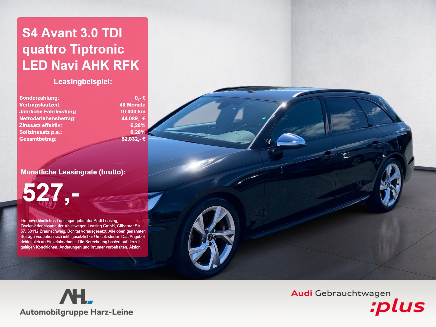 S4 Avant 3.0 TDI quattro Tiptronic LED Navi AHK RFK