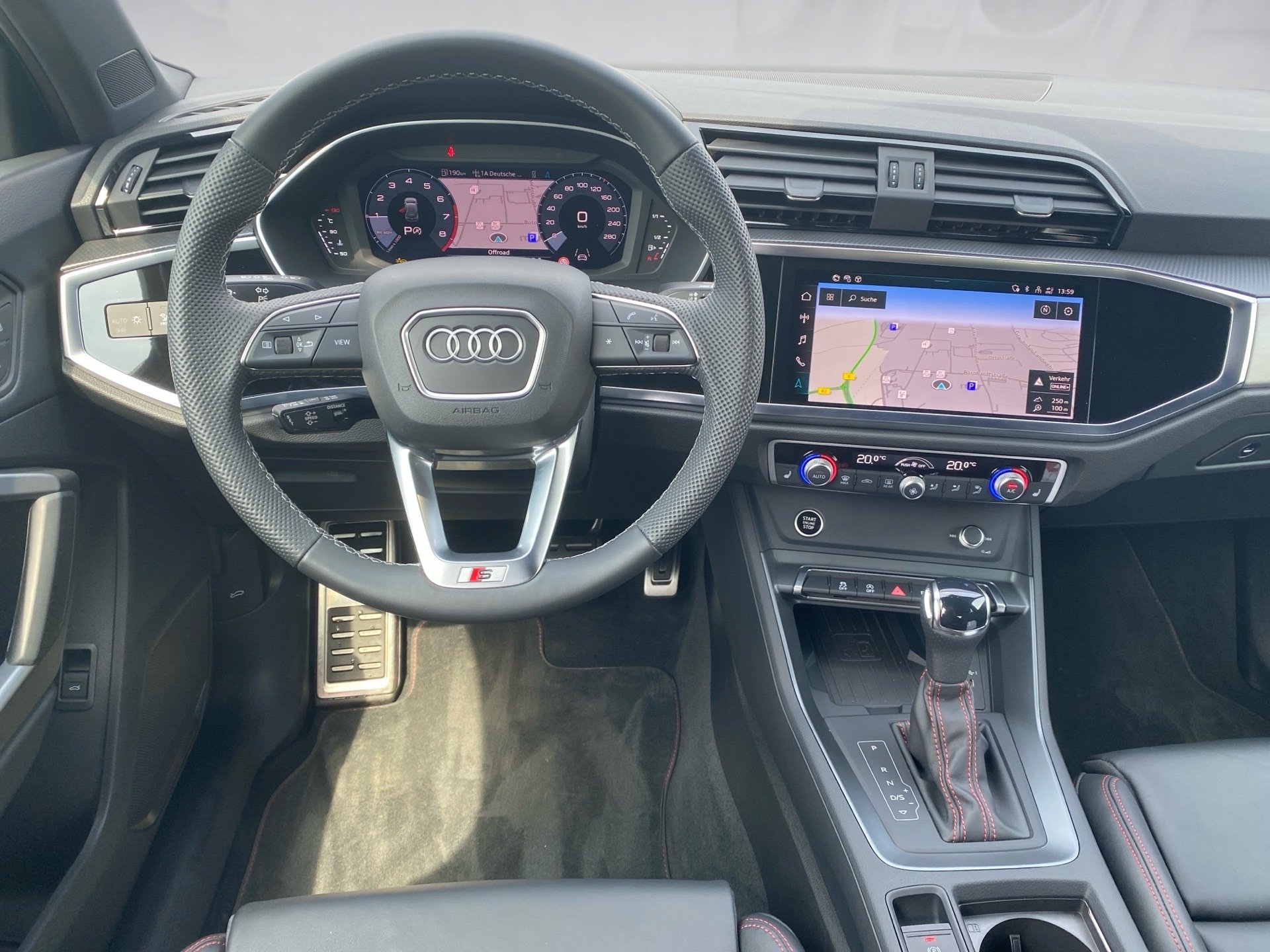 Q3 35 TFSI S line S-tronic Matrix AHK Navi ACC 360° Leder