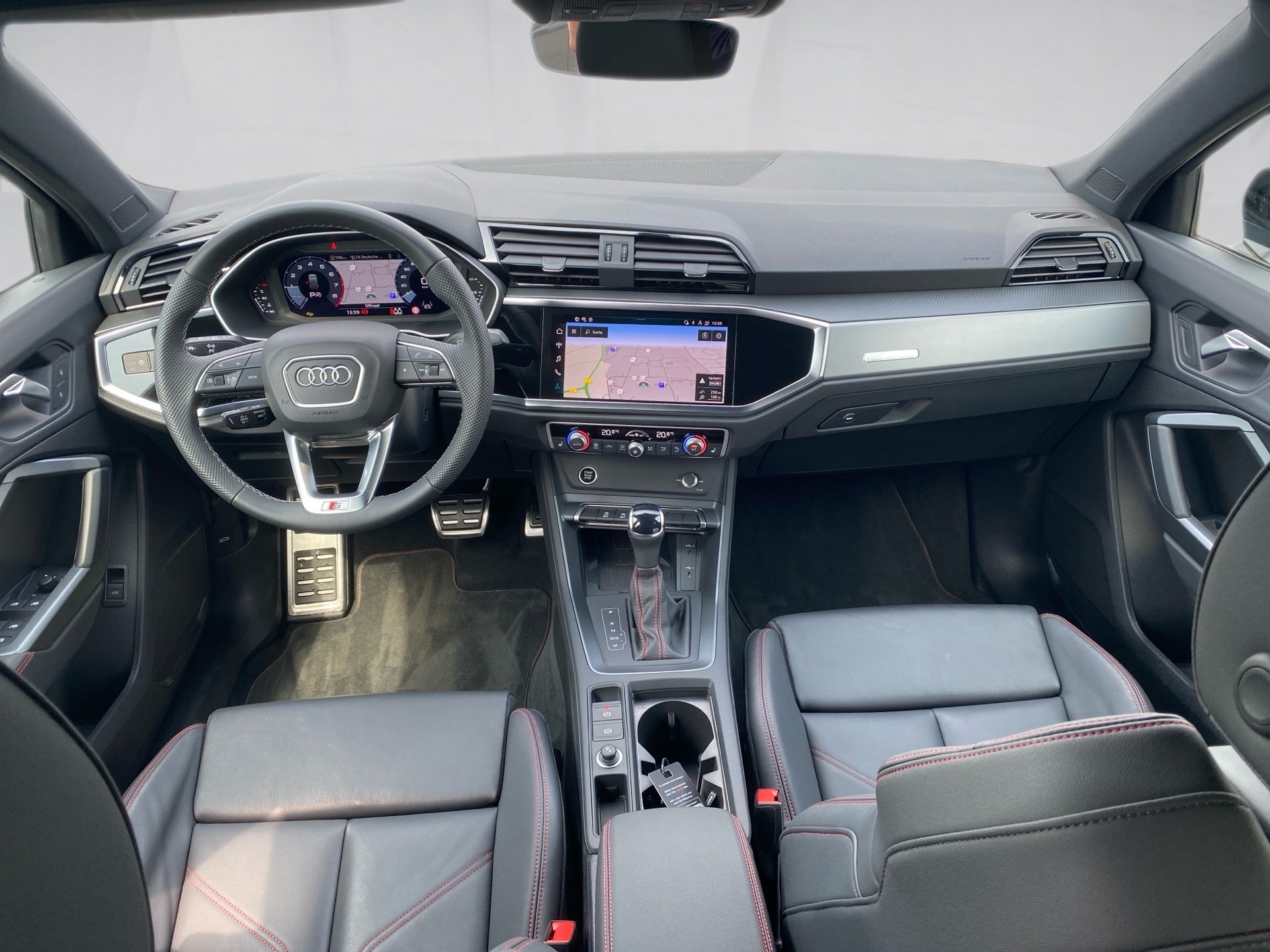 Q3 35 TFSI S line S-tronic Matrix AHK Navi ACC 360° Leder