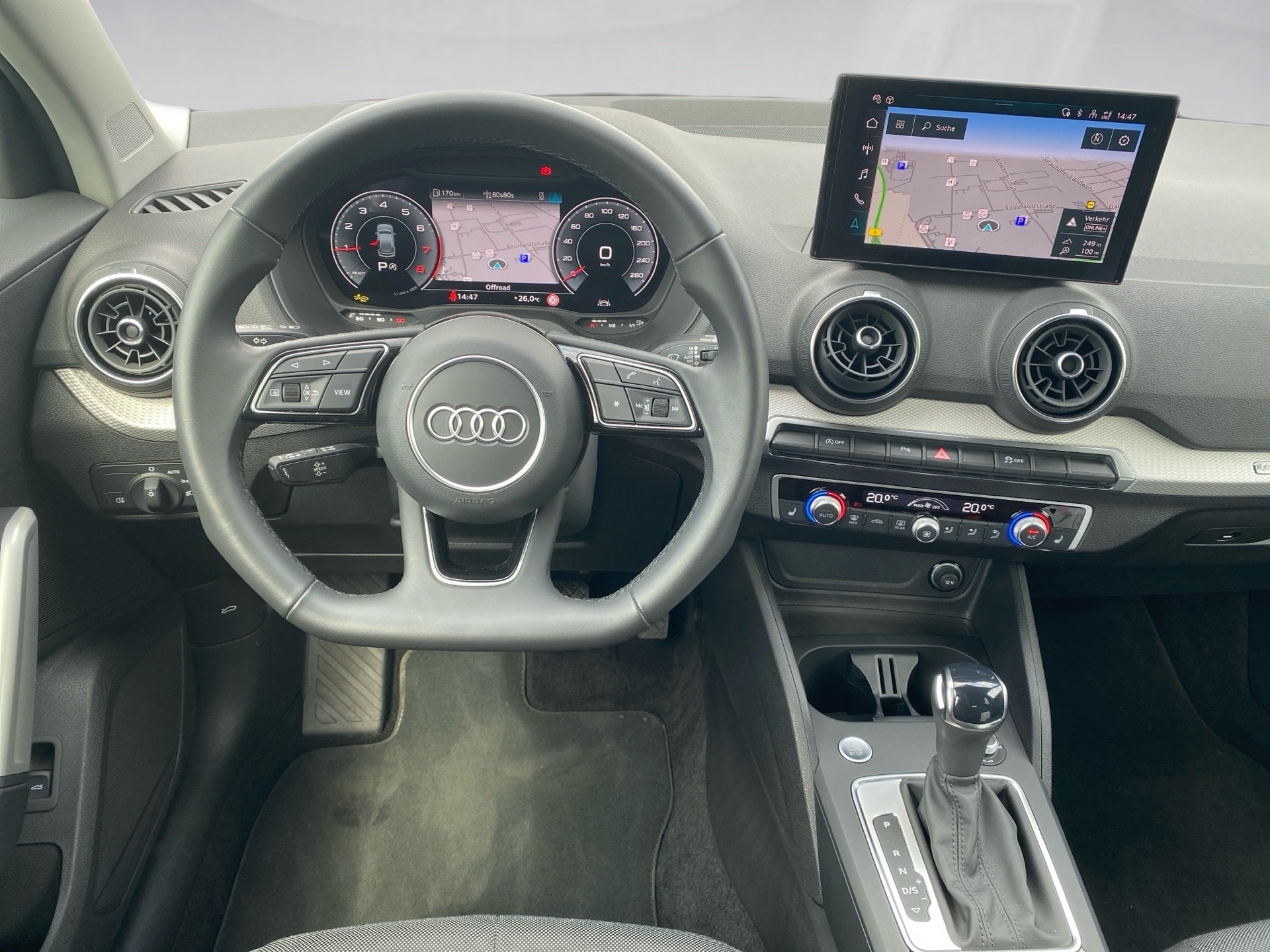 Q2 35 TFSI advanced S-tronic AHK LED Navi GRA Optik schwarz