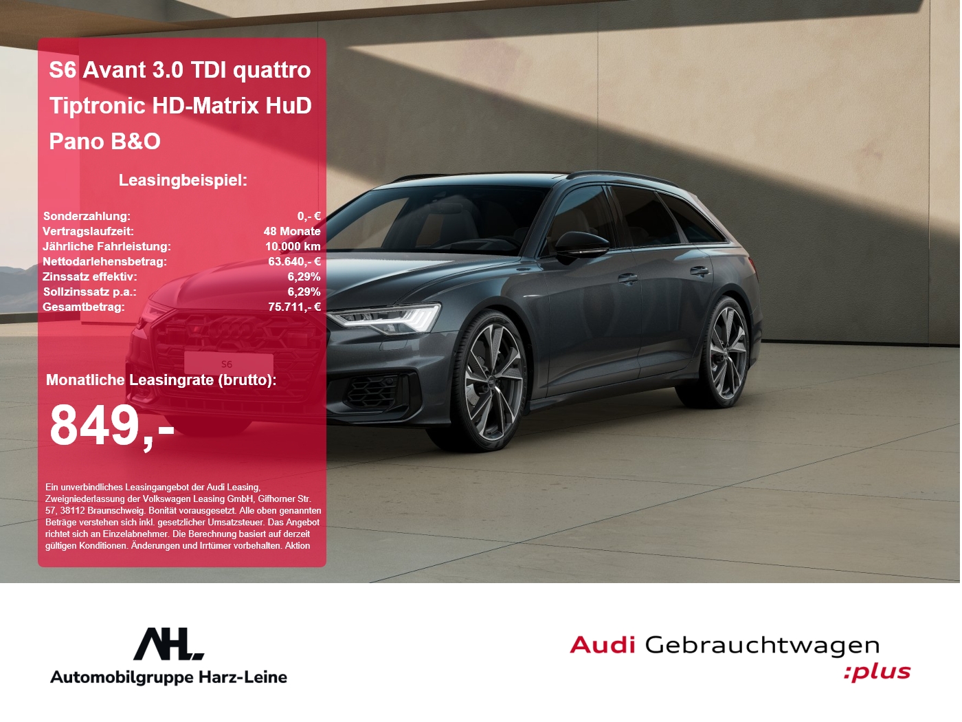 S6 Avant 3.0 TDI quattro Tiptronic HD-Matrix HuD Pano B&O