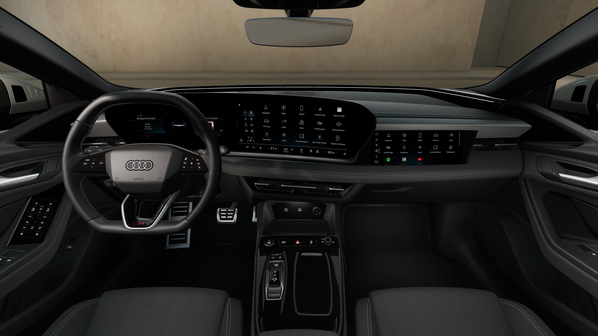 A6 Avant e-tron S line Matrix AHK 360° Standhzg.