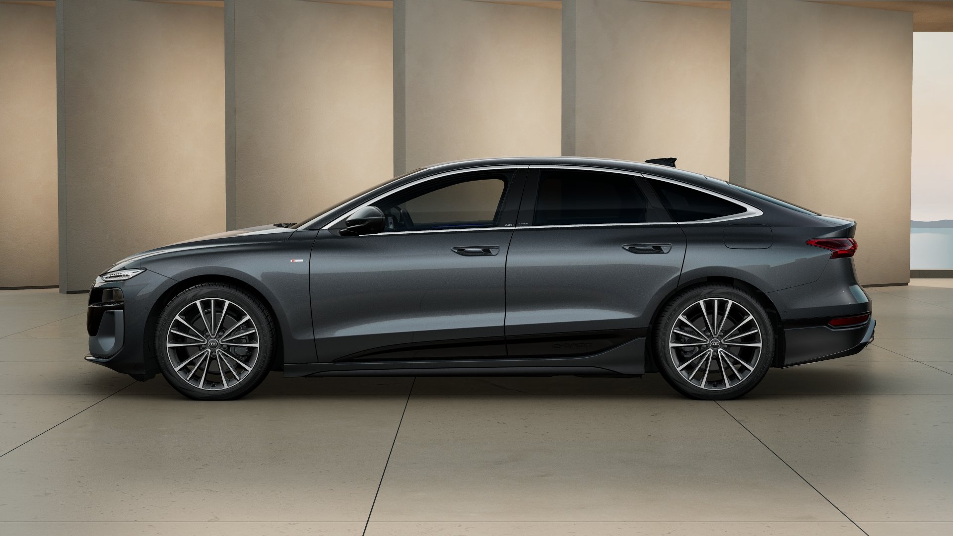 A6 Sportback e-tron S line Matrix AHK Luft HuD 360° B&O