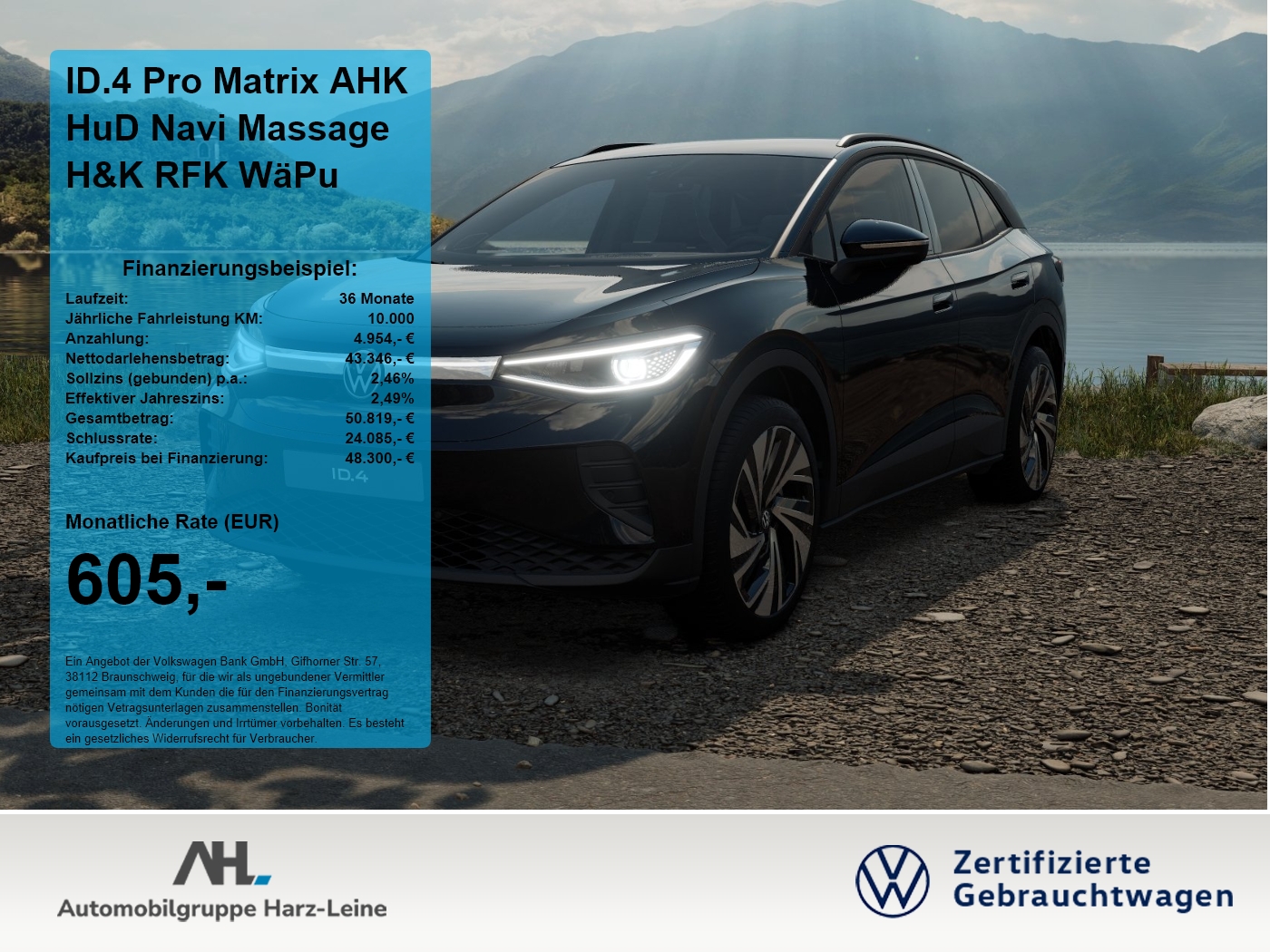 ID.4 Pro Matrix AHK HuD Navi Massage H&K RFK W&auml;Pu