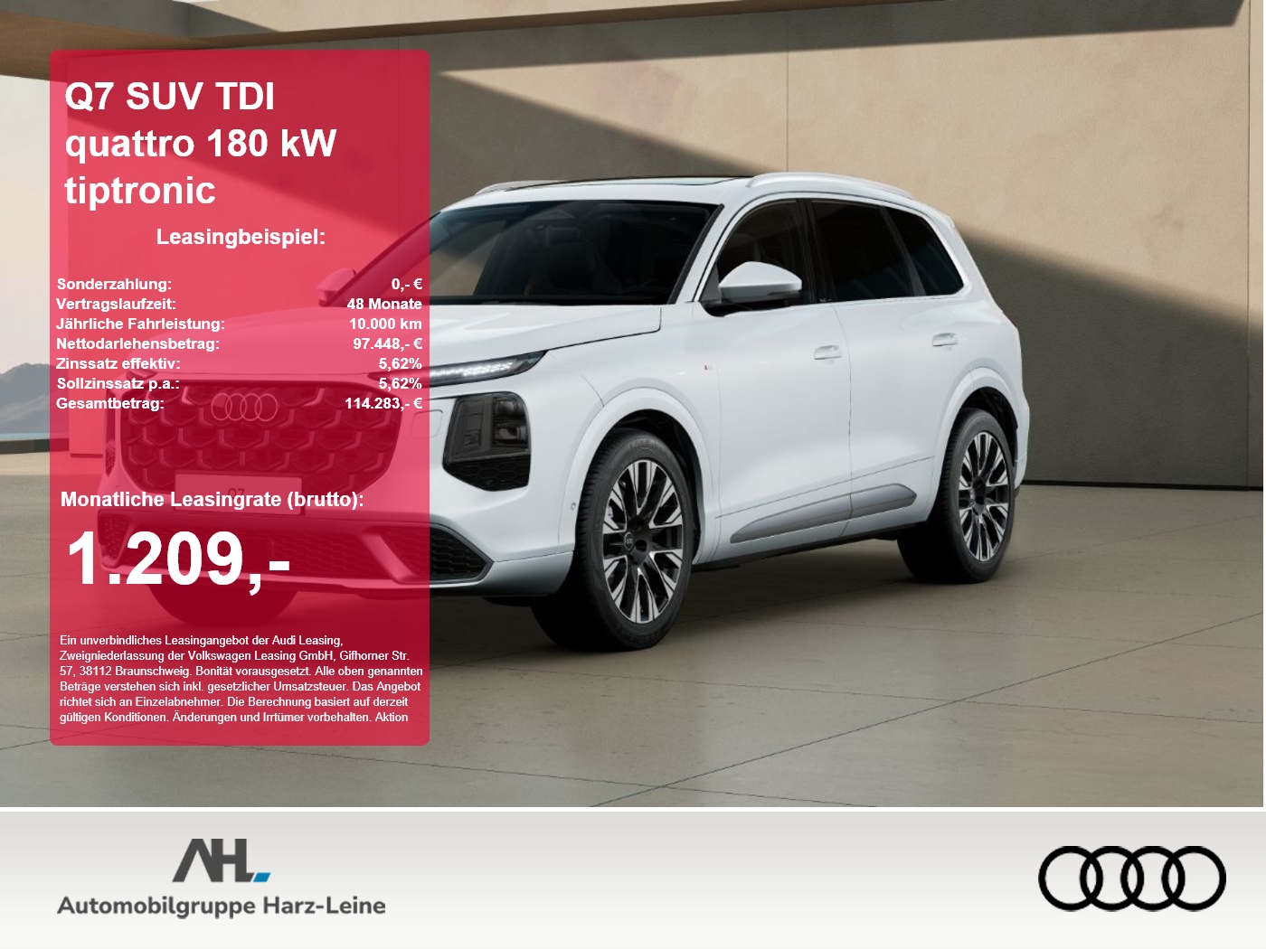 Q7 SUV TDI quattro 180 kW tiptronic 360 3xKlima