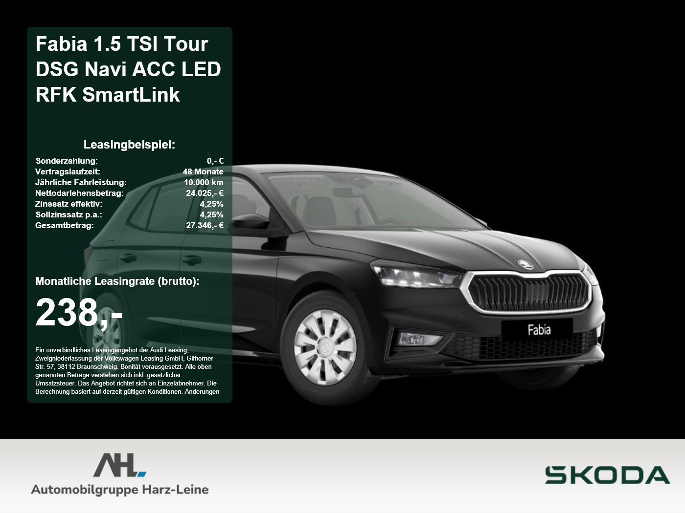 Fabia 1.5 TSI Tour DSG Navi ACC LED RFK SmartLink