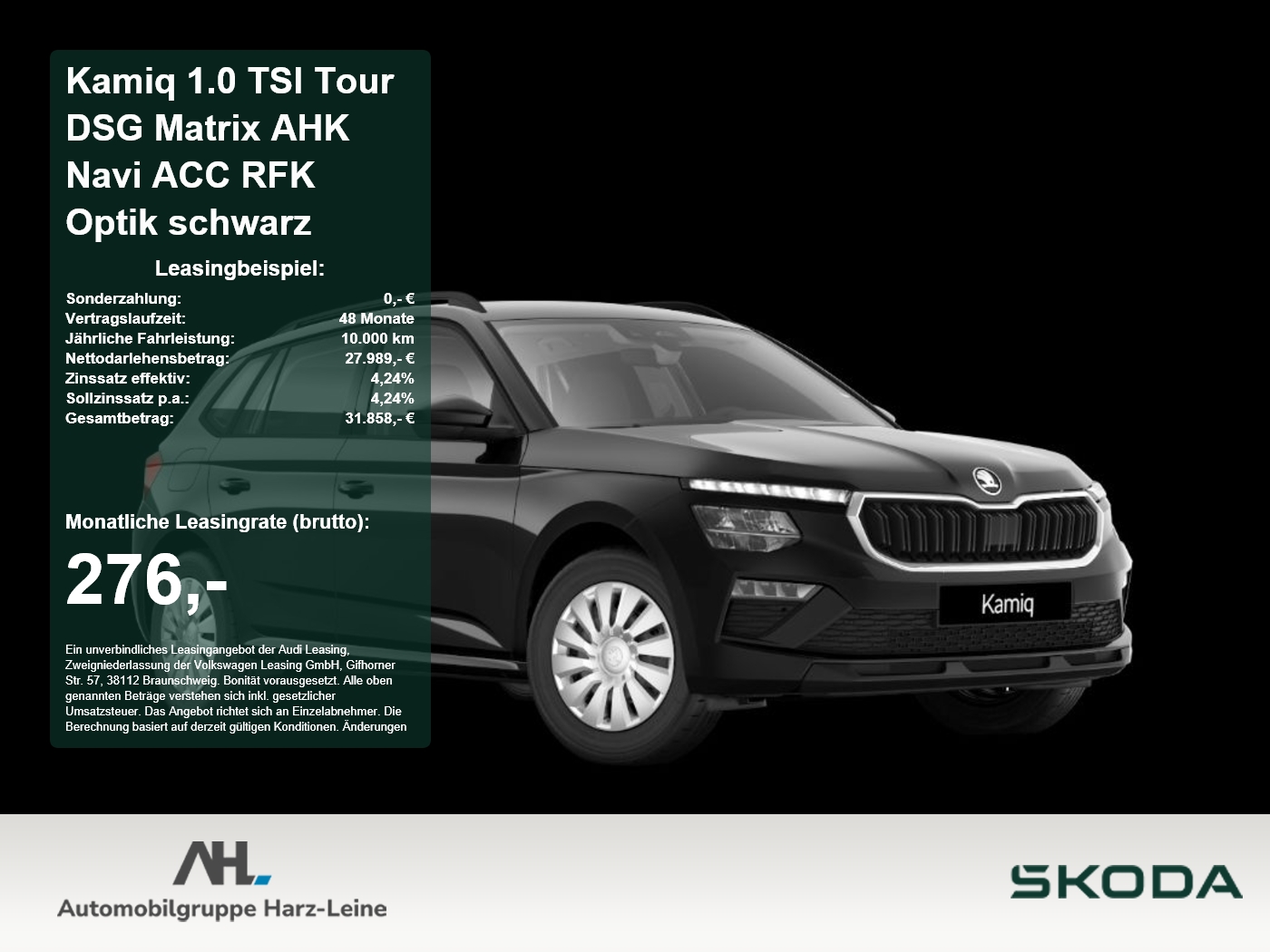 Kamiq 1.0 TSI Tour DSG Matrix AHK Navi ACC RFK Optik sc...