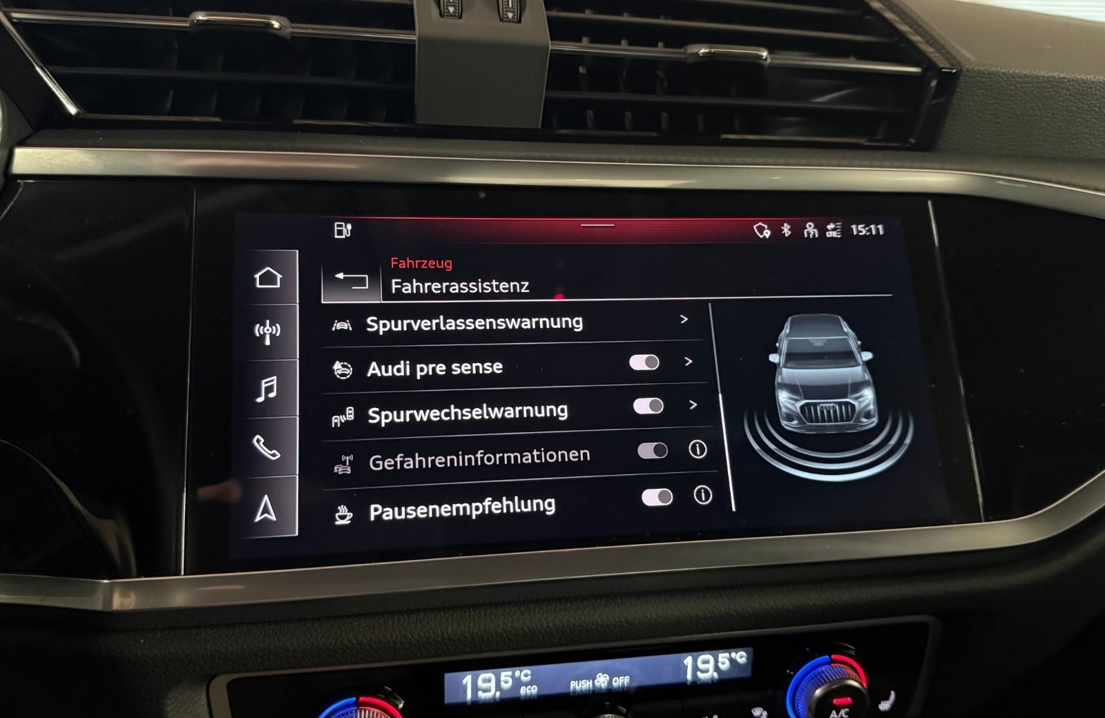 Q3 45 TFSIe S-tronic Matrix Navi ACC 360° 360 LM