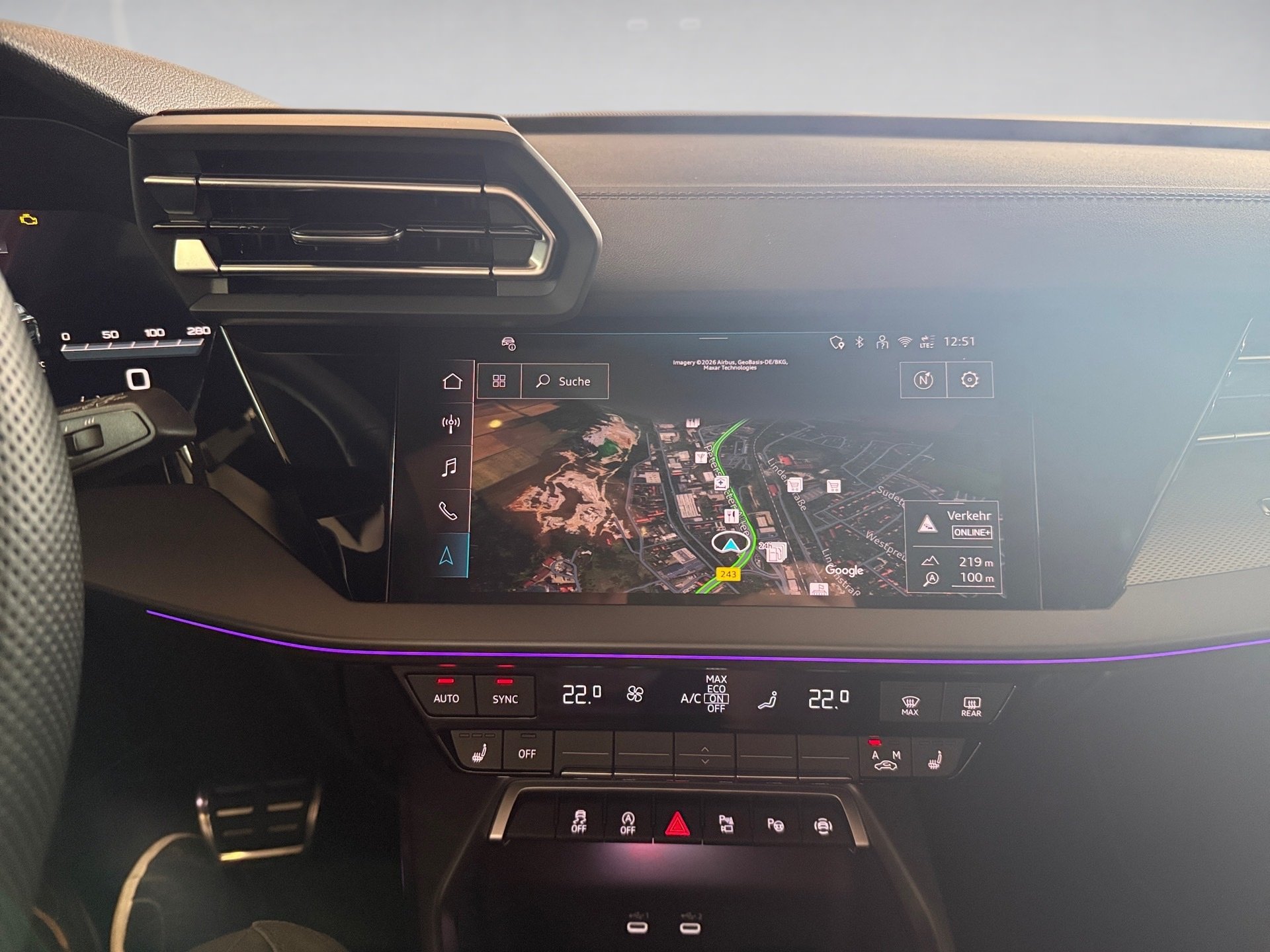 A3 Sportback TDI S line S-tronic Matrix Navi ACC Pano