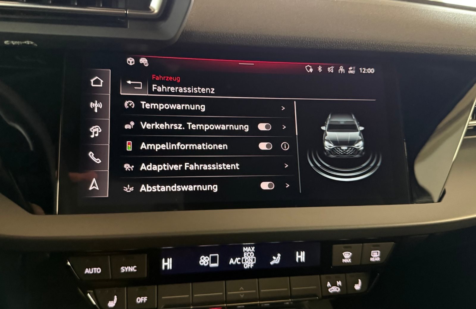 A3 Sportback advanced 30 TFSI S tronic Matrix Navi ACC AHK Standhzg