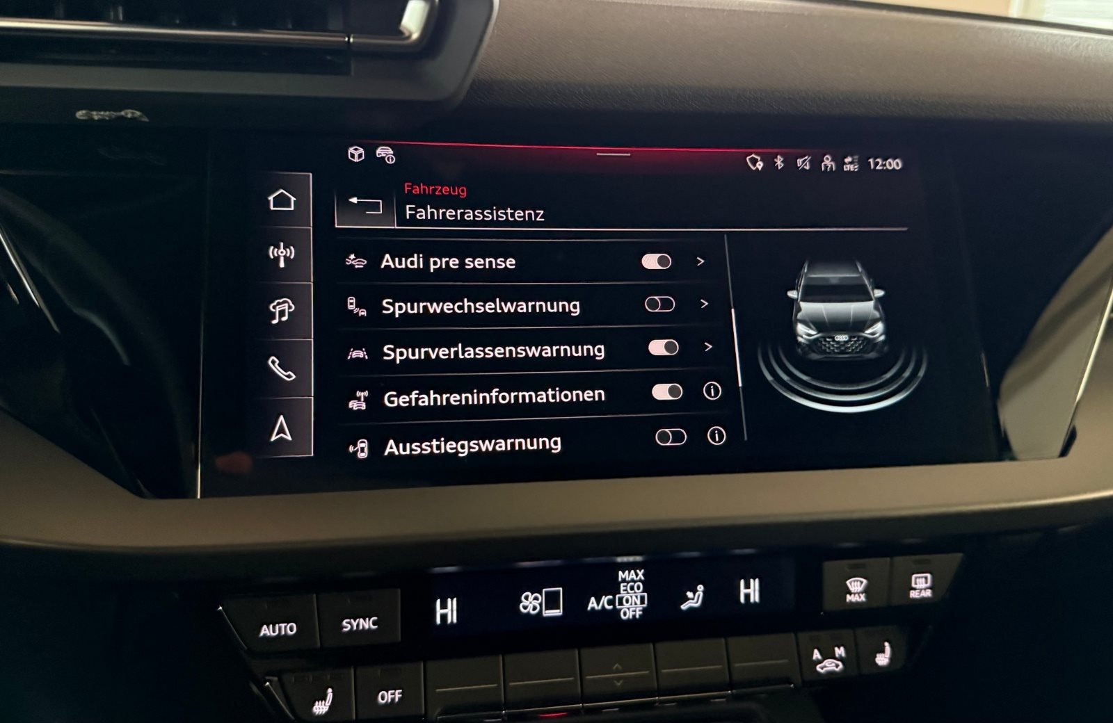 A3 Sportback advanced 30 TFSI S tronic Matrix Navi ACC AHK Standhzg