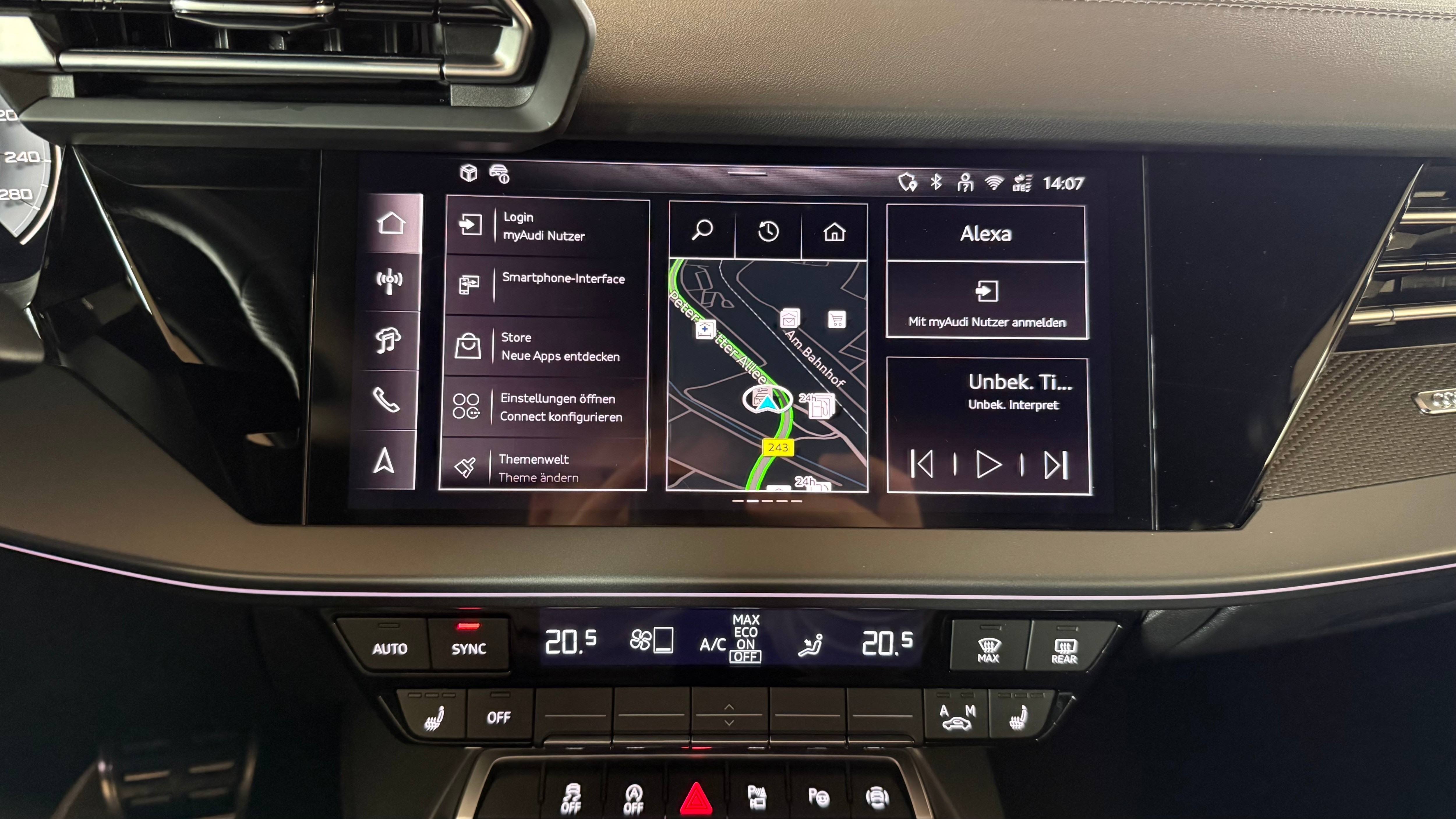 A3 Sportback 30 TFSI S line S-tronic LED Navi ACC AHK Leder