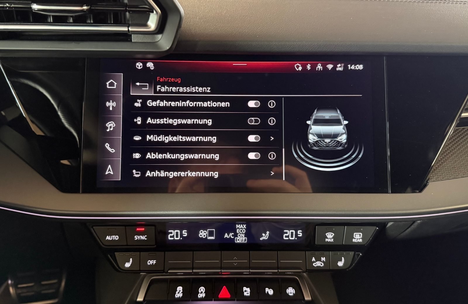 A3 Sportback 30 TFSI S line S-tronic LED Navi ACC AHK Leder