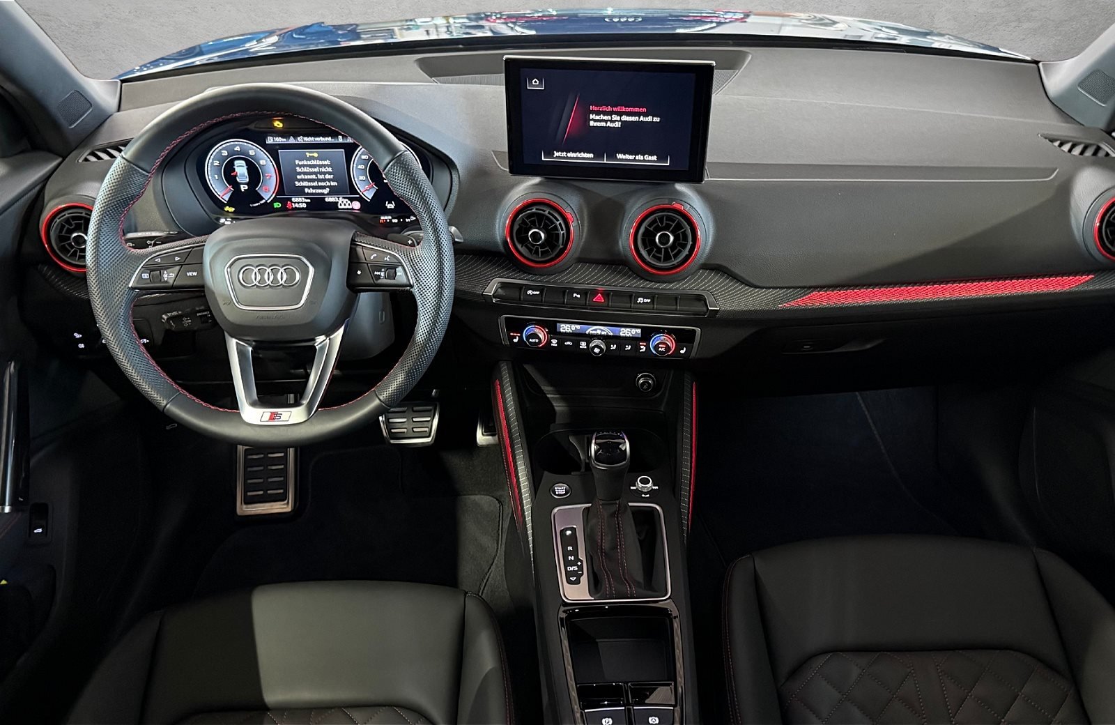 Q2 S line 35 TFSI S-tronic Matrix Navi ACC Leder AHK