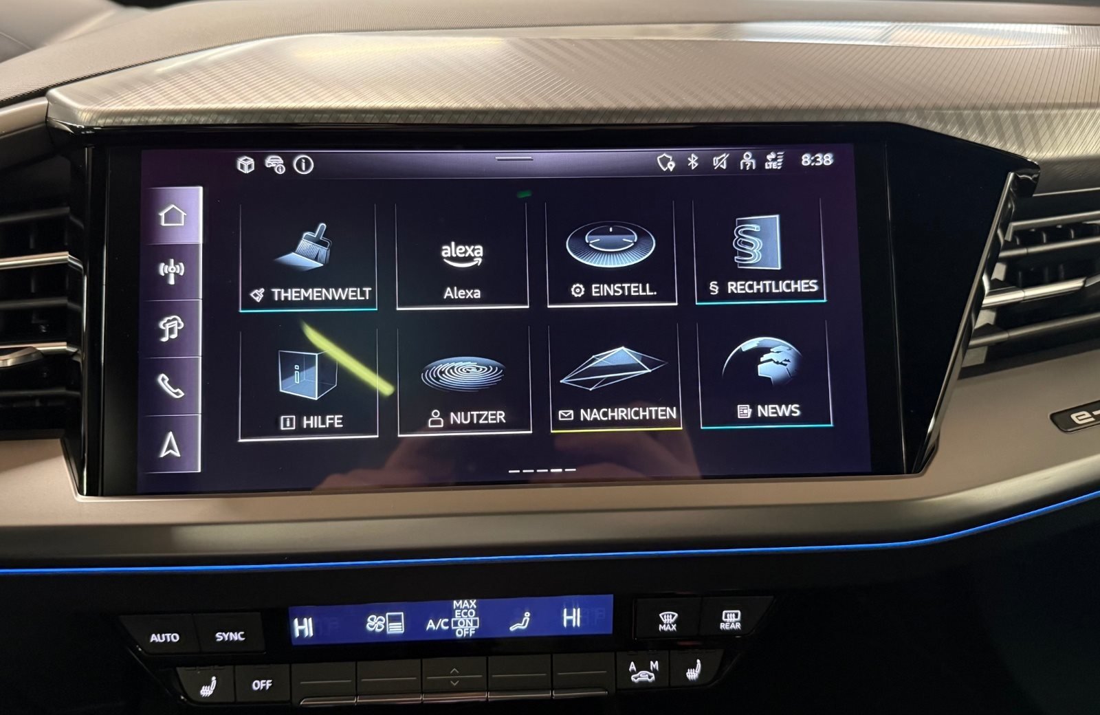 Q4 45 e-tron S line Matrix Navi ACC HuD AHK Wärmepumpe