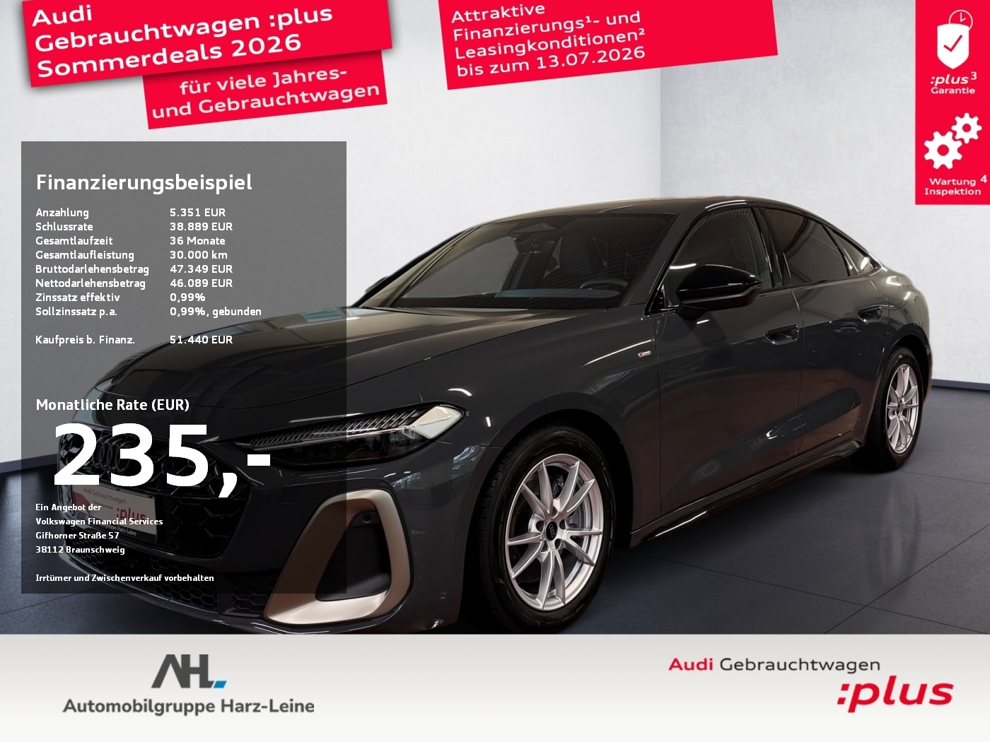 A5 Limousine TDI edition one S line S-tronic Matrix AHK...