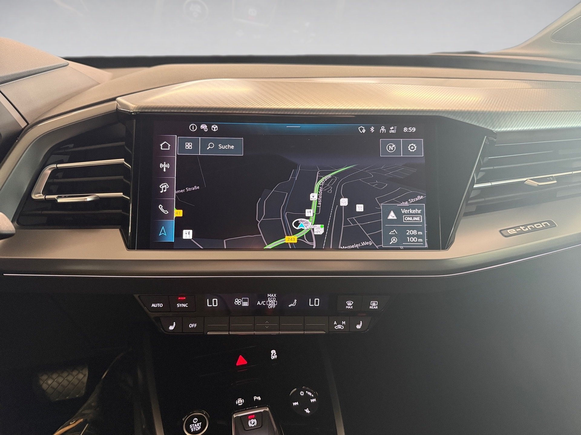 Q4 e-tron 45 quattro advanced Navi LED GRA Optik schwarz plus