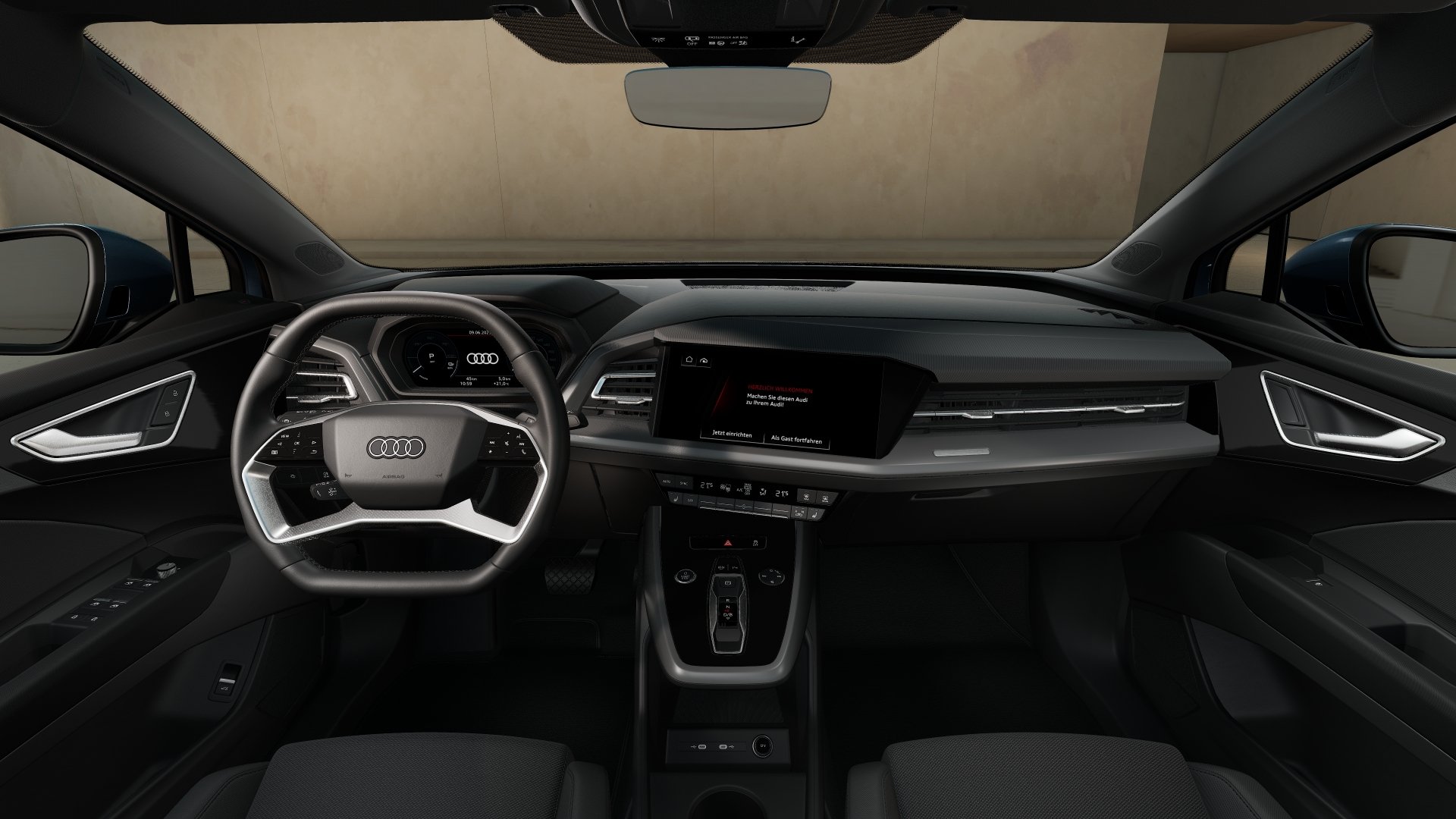 Q4 e-tron 45 quattro advanced Navi LED GRA Optik schwarz plus