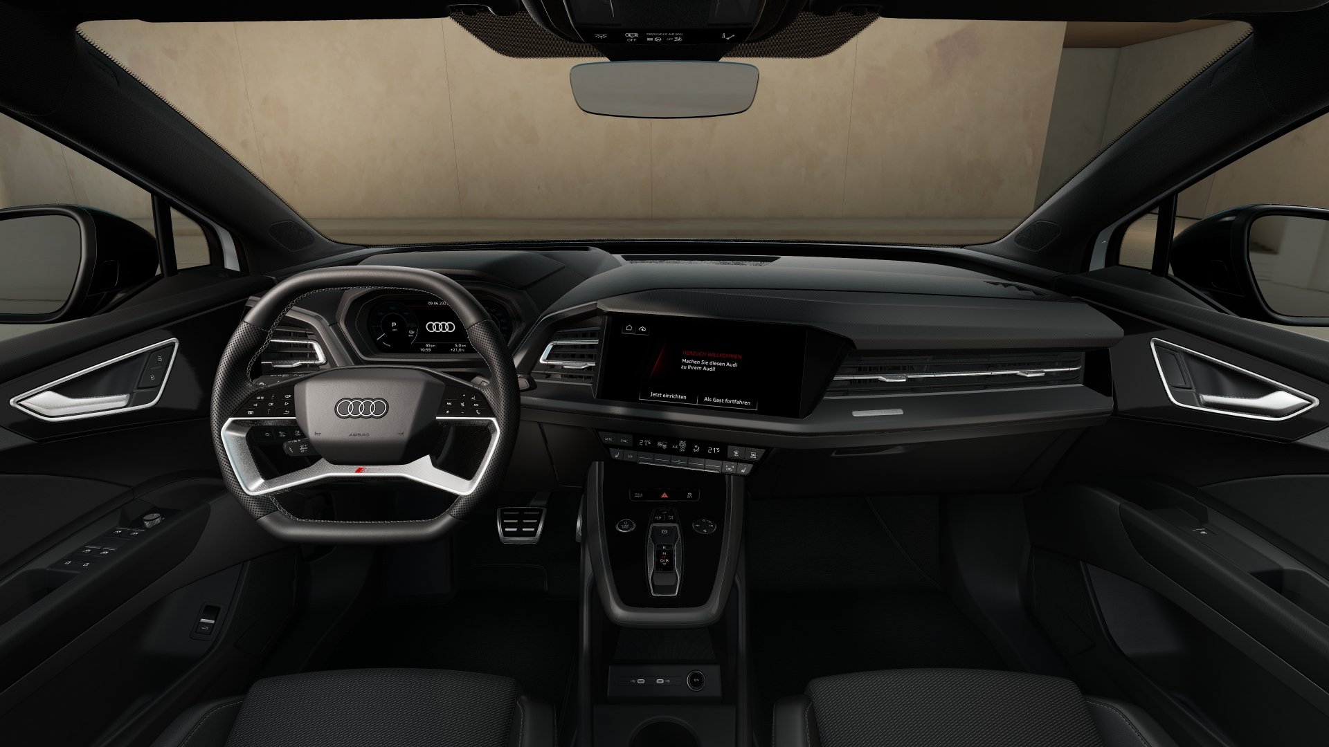 Q4 e-tron 45 edition S line Matrix AHK HuD Navi 360° Wärmepumpe