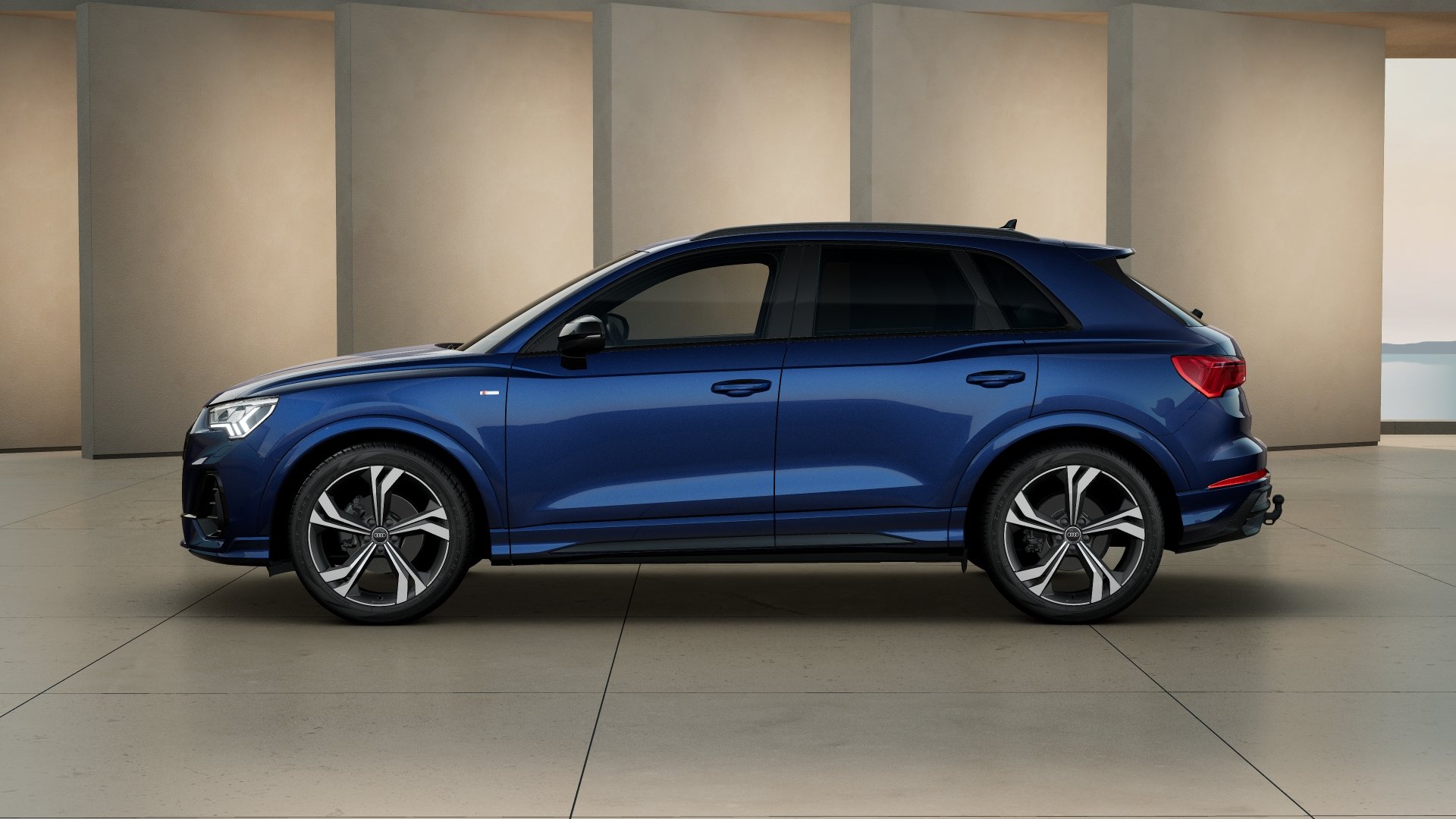 Q3 35 TFSI S line S-tronic Matrix AHK Navi ACC 360° Optik schwarz plus