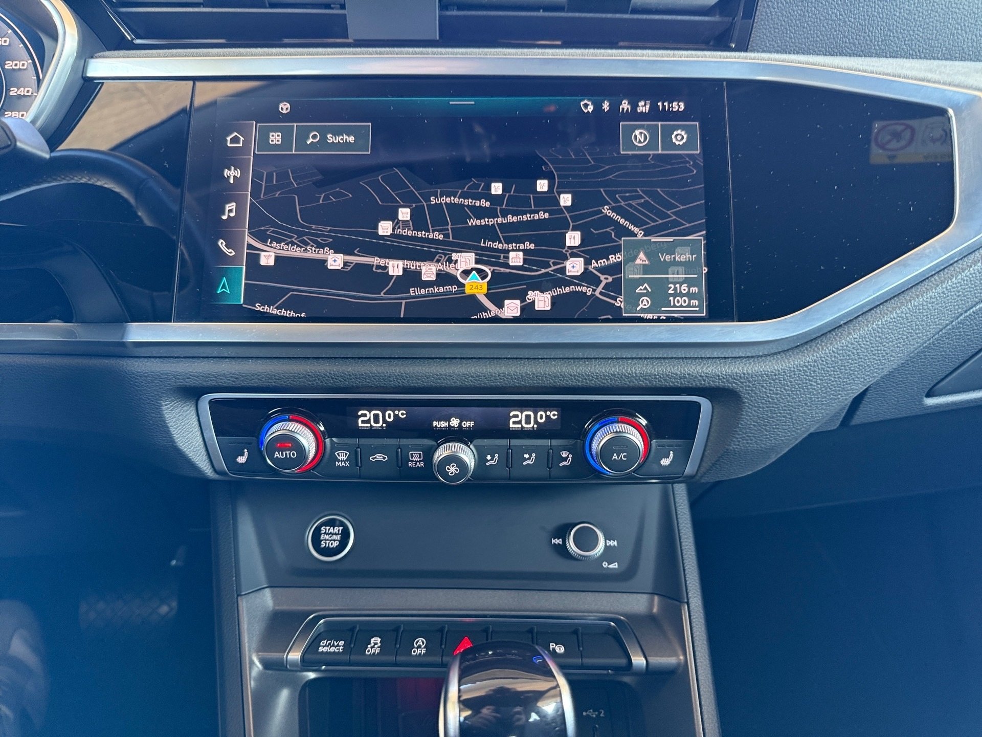Q3 Sportback 45 TFSI S line quattro S-tronic Matrix Navi ACC AHK