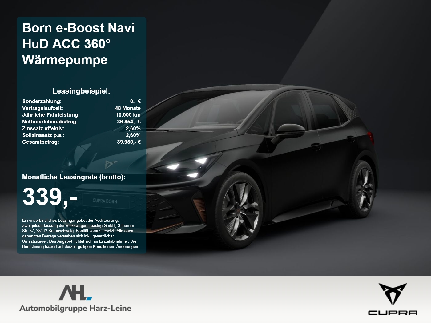 Born e-Boost Navi HuD ACC 360° Wärmepumpe 360 LM